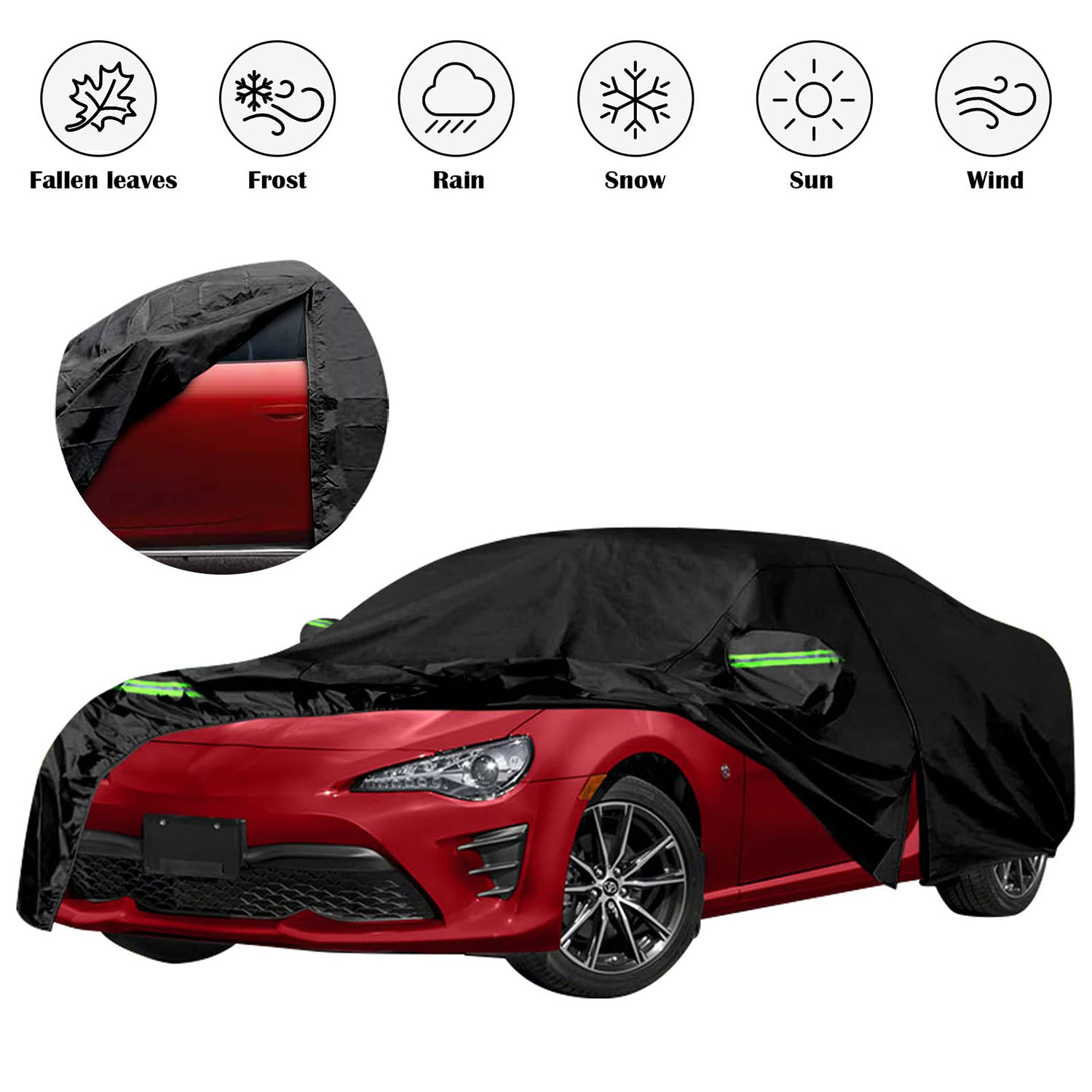 Covelta Waterproof Full Car Cover for 2013–2026 Subaru BRZ / Toyota 86