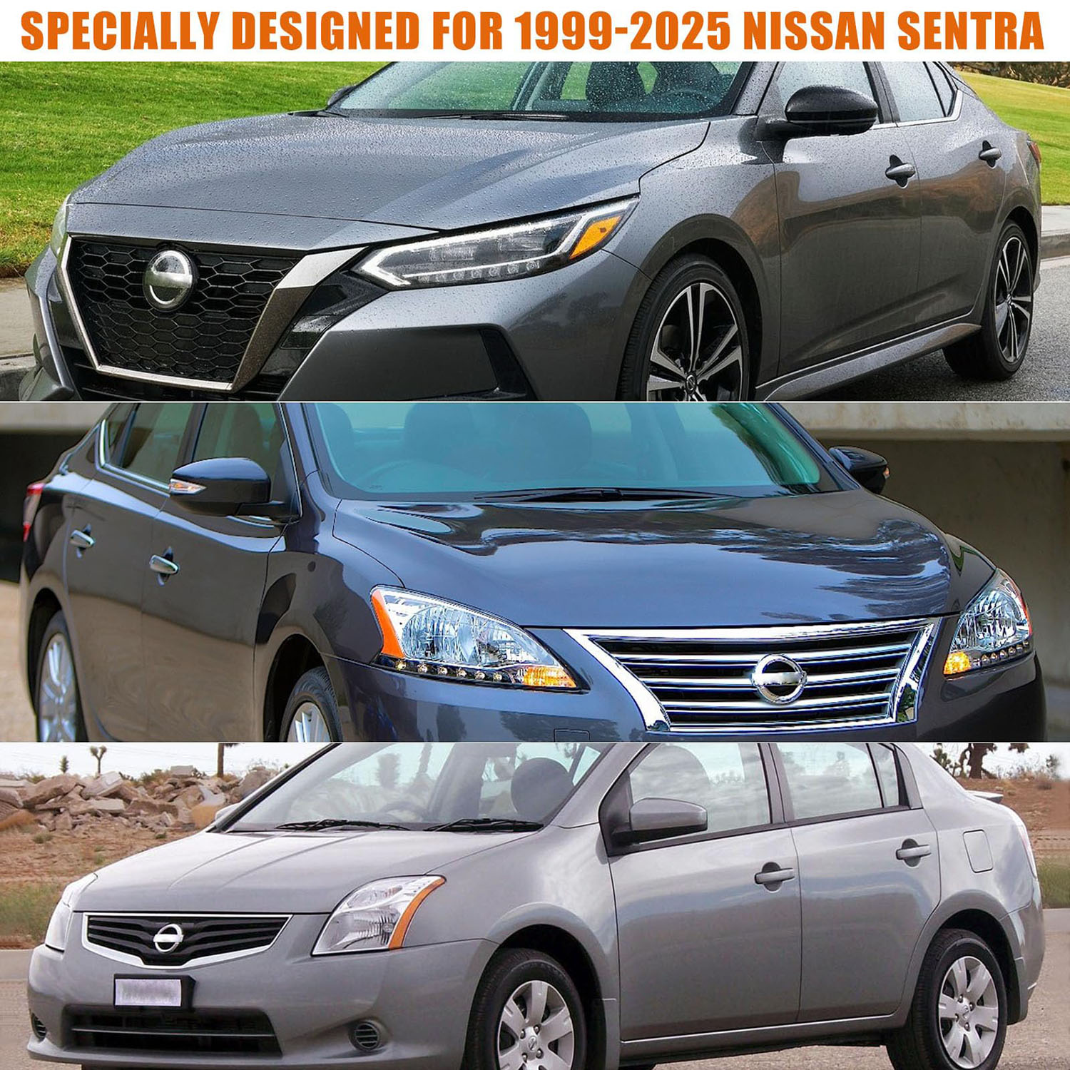 Covelta Waterproof Full Car Cover for 1999–2026 Nissan Sentra