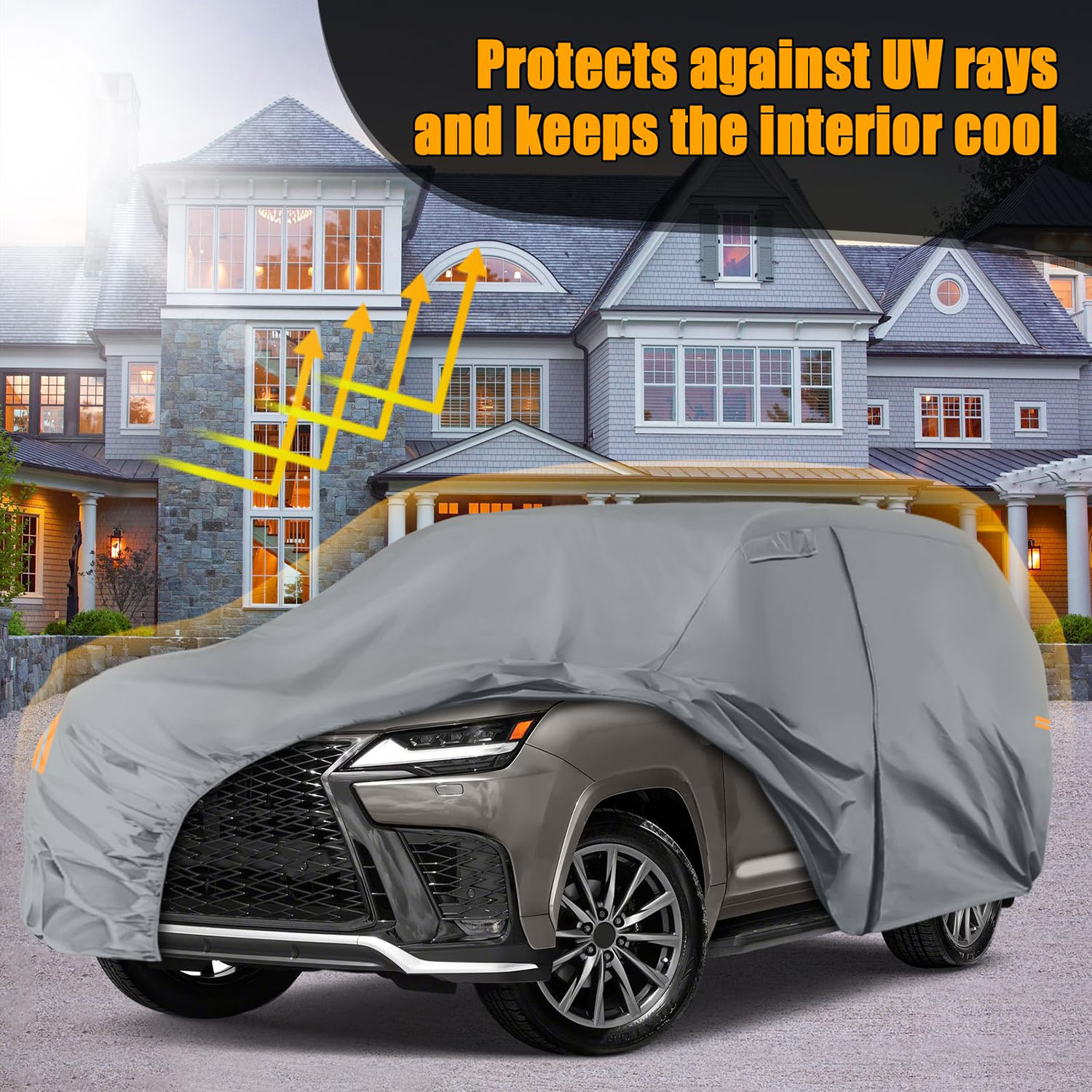 Covelta Waterproof Car Cover for 2008-2026 Lexus LX & Toyota Land Cruiser