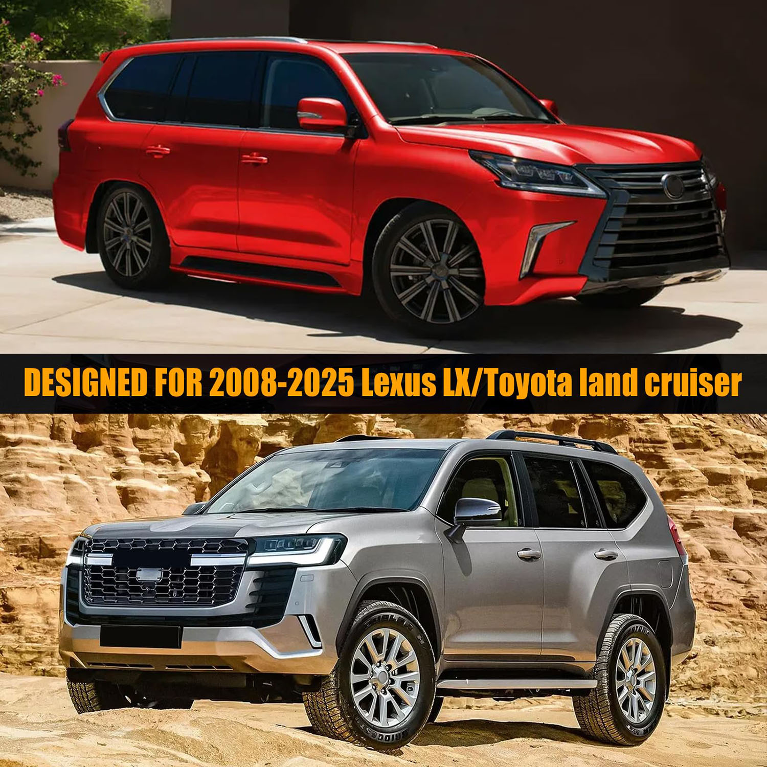 Covelta Waterproof Car Cover for 2008-2026 Lexus LX & Toyota Land Cruiser