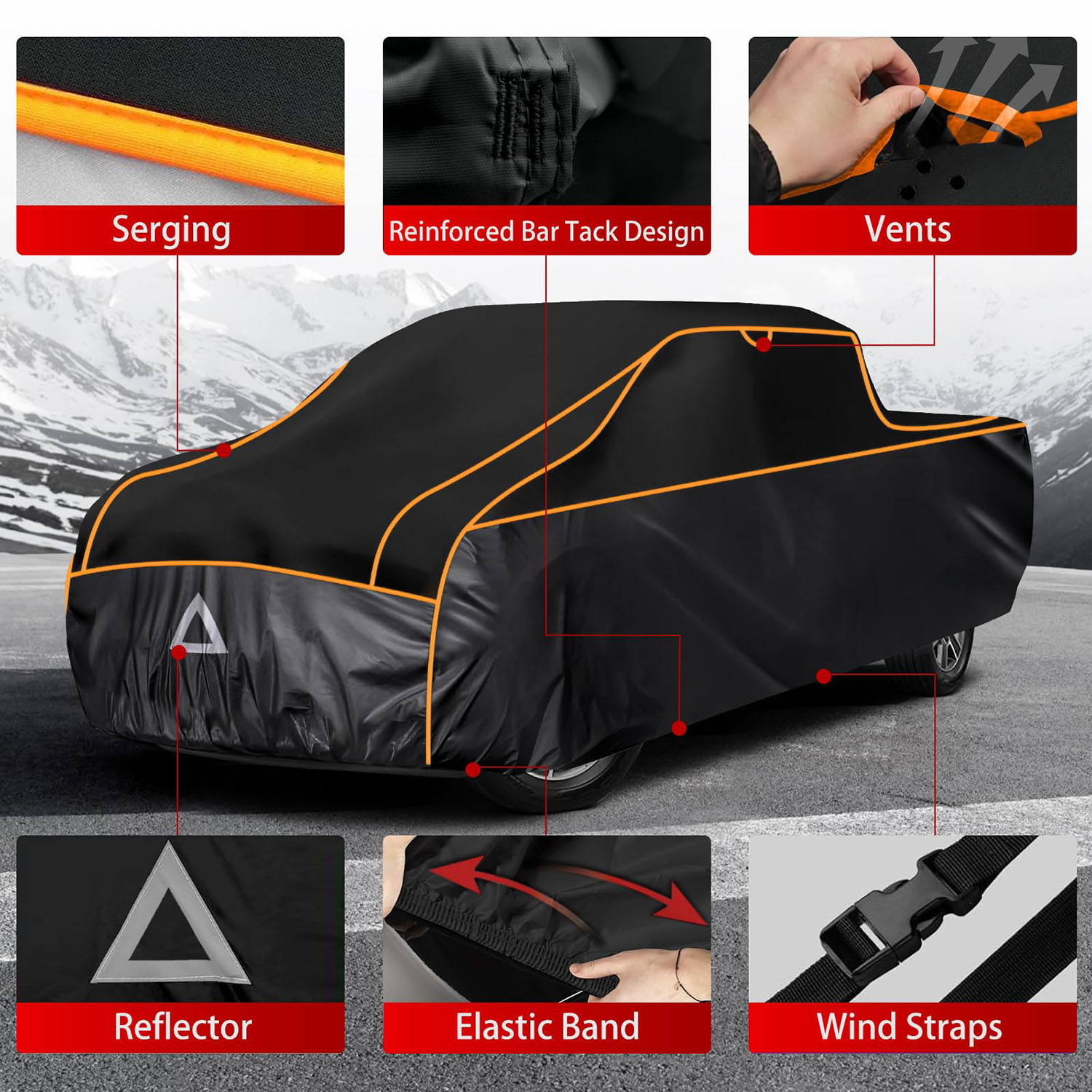 Covelta Hail Protector Truck Cover for 220–235 Inch Trucks
