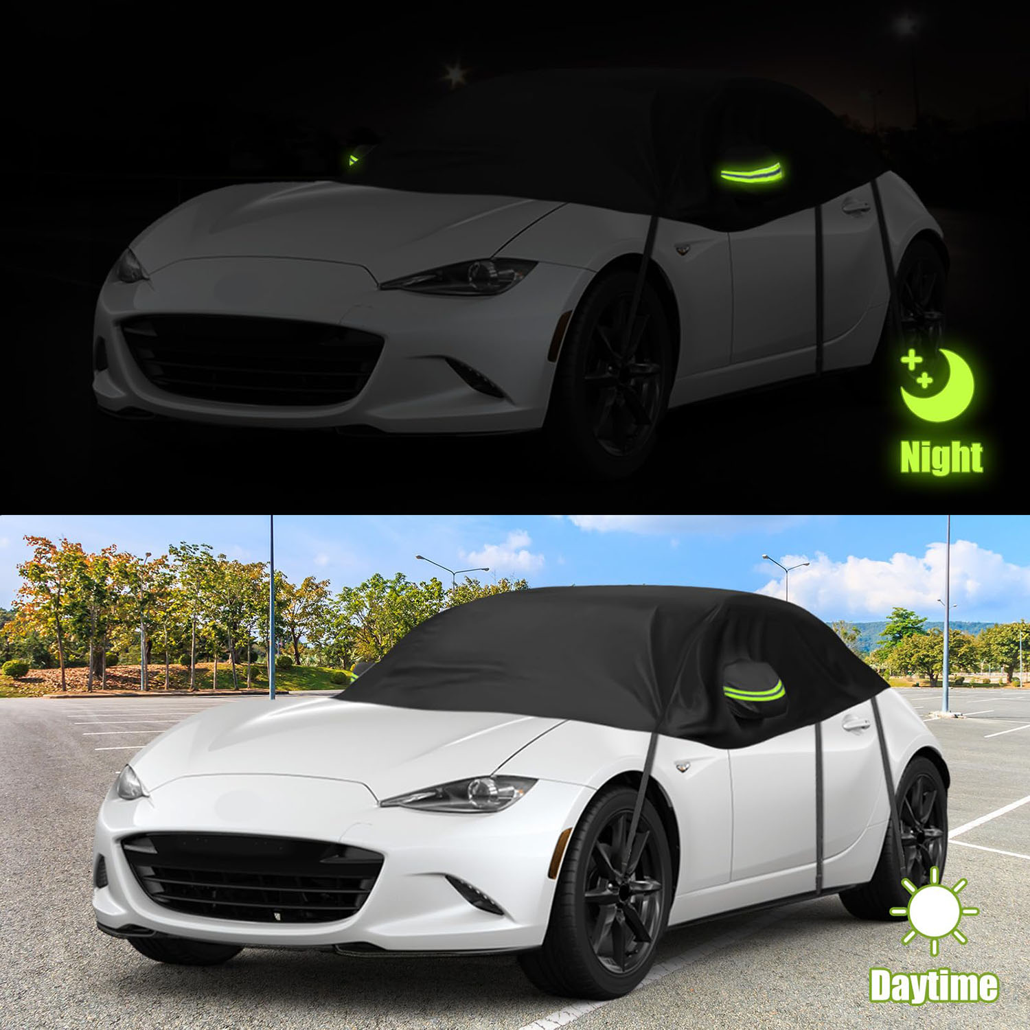 Covelta Half Car Cover for 2015–2024 Mazda MX-5 Miata
