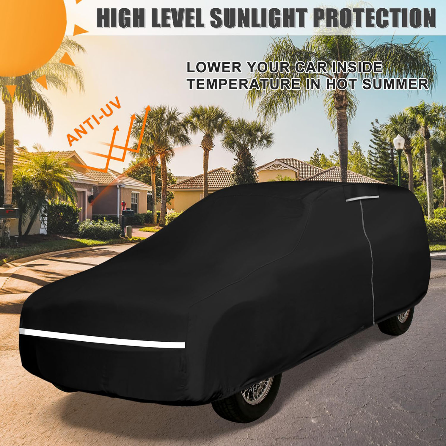Covelta Waterproof Car Cover for Funeral Hearse & Coach Wagon