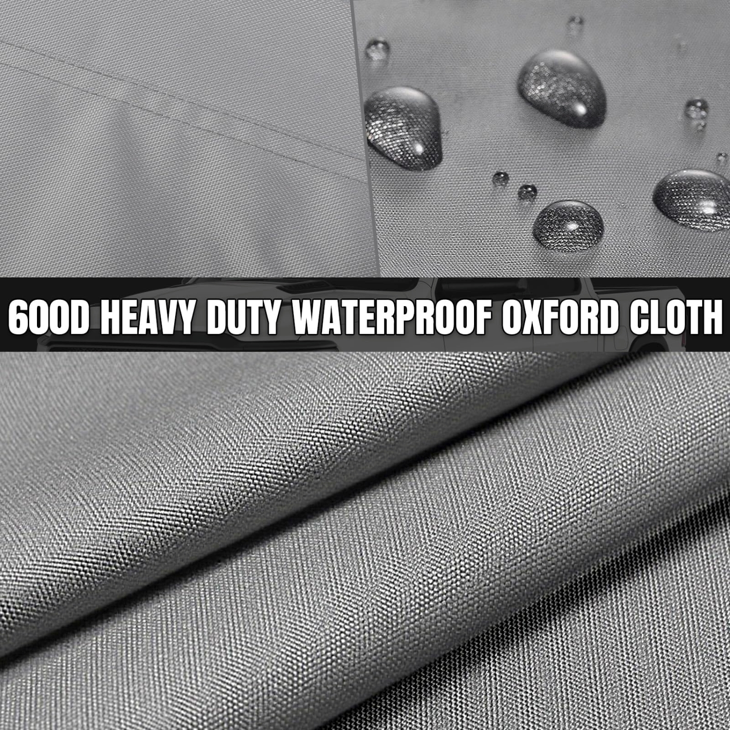 Covelta Truck Bed Tarp Cover for Full Size Pickup Trucks 6.4ft Bed