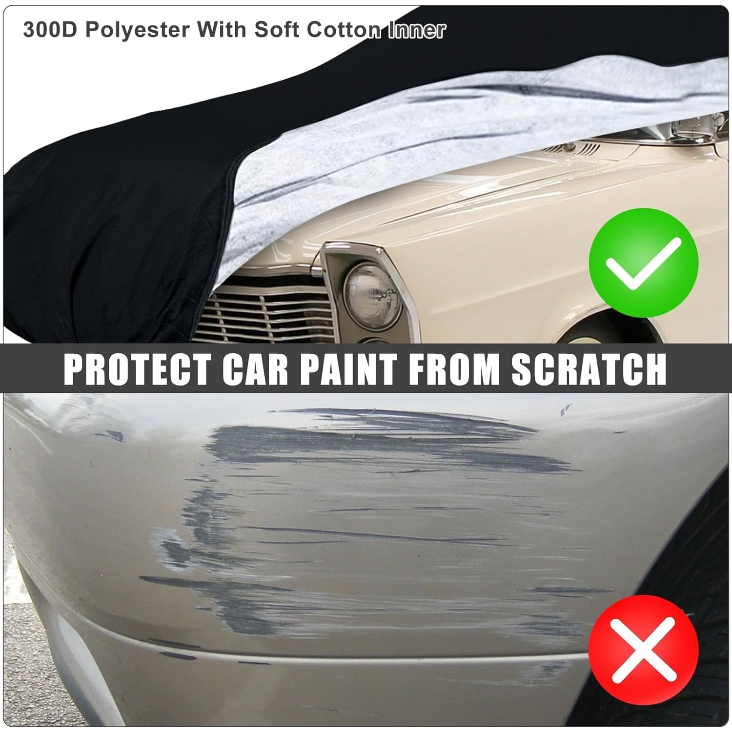 Covelta Waterproof Car Cover for 1960–1974 Ford Galaxie 500 / XL / Fairlane