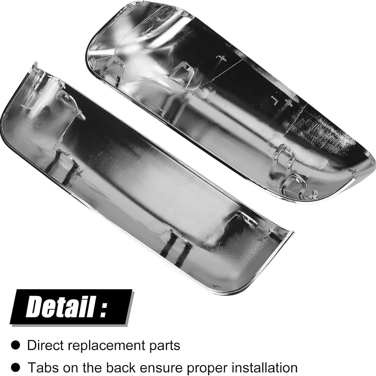 Covelta Chrome Top Half Mirror Cover Caps Replacement for 2009-2014 Ford F-150