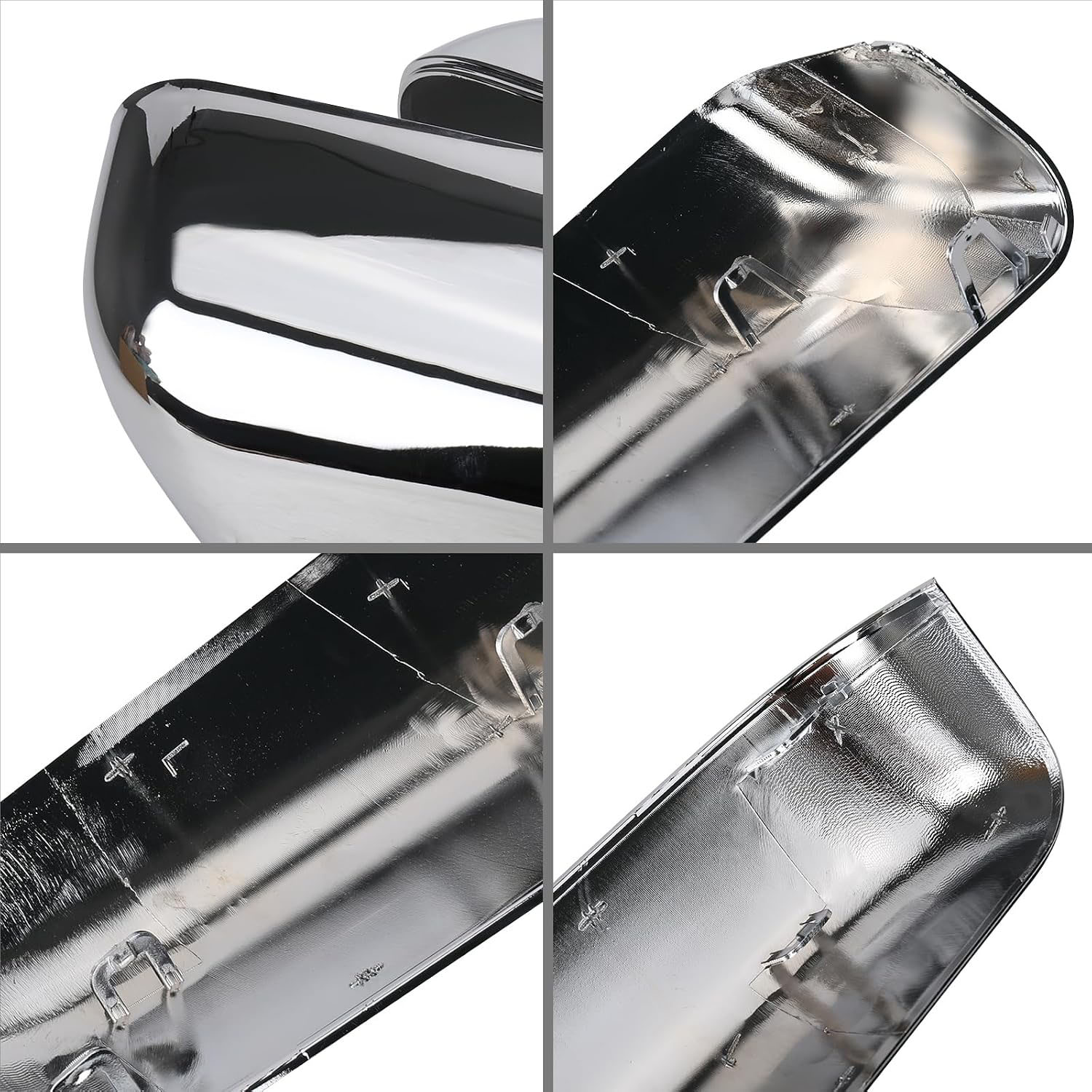 Covelta Chrome Top Half Mirror Cover Caps Replacement for 2009-2014 Ford F-150