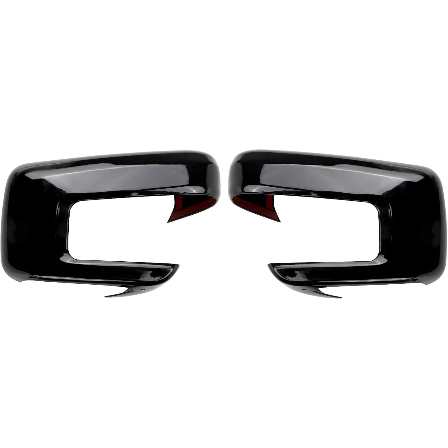Covelta Gloss Black Mirror Cover Caps Replacement for 2021-2025 Ford F-150 with Turn Signal
