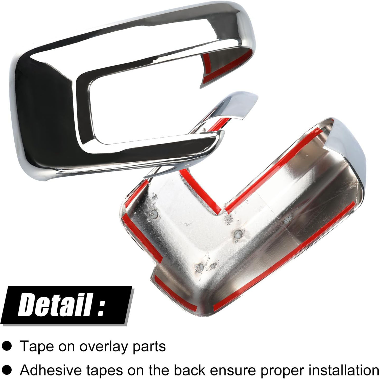 Covelta Chrome Mirror Cover Caps Replacement for 2021-2025 Ford F-150 with Turn Signal