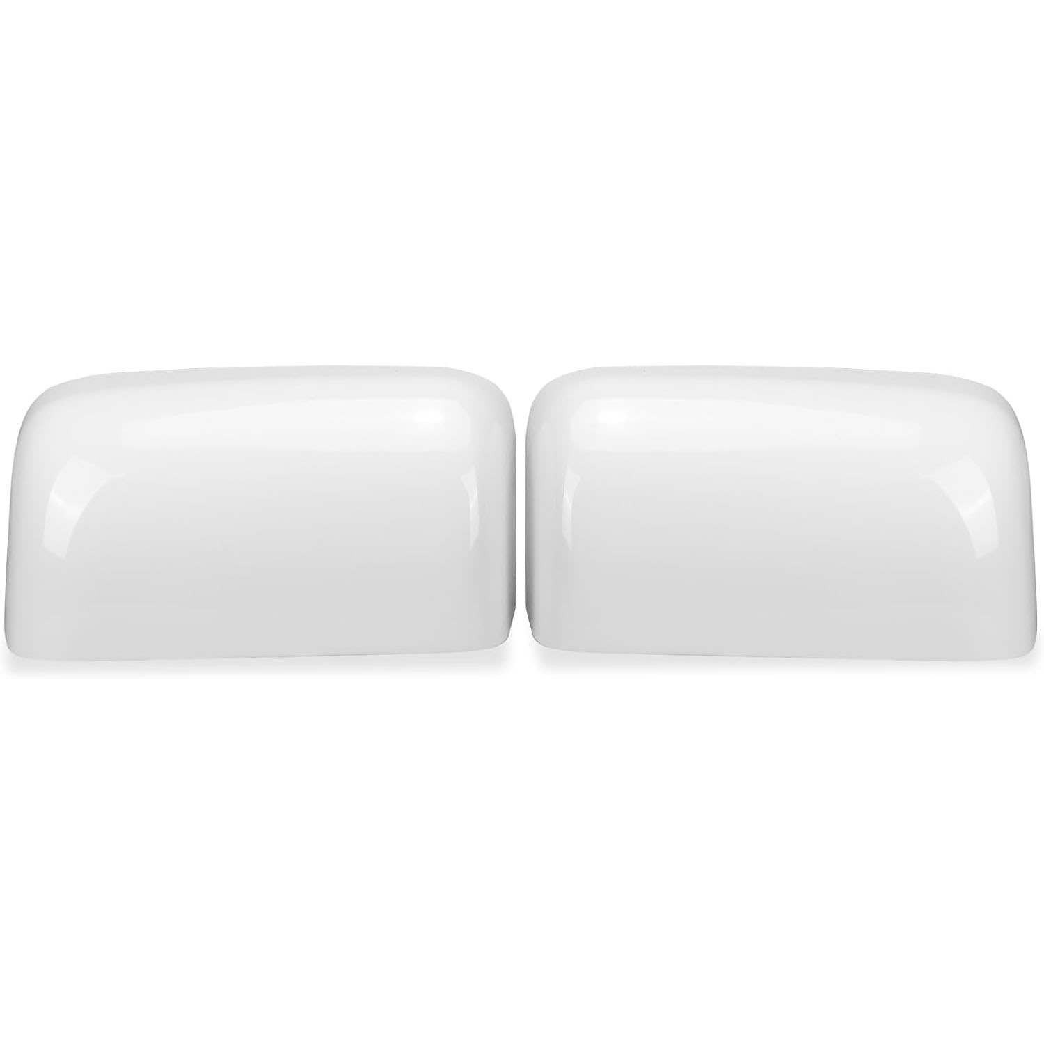 Covelta White Towing Mirror Cover Caps Replacement for 2008-2016 Ford F250 F350 F450 F550 Super Dutyl