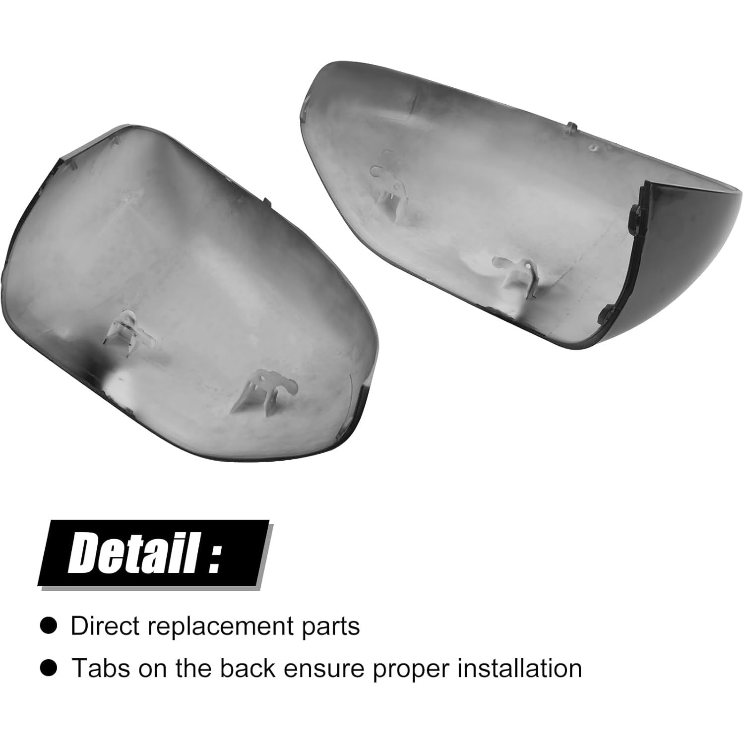 [Copy]Covelta Textured Black Left Mirror Cover Cap Replacement for 2020-2025 Ford Explorer Without Turn Signal