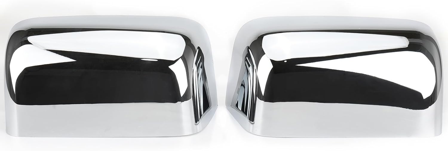 Covelta Chrome Towing Mirror Cover Caps Replacement for 2008-2016 Ford F250 F350 F450 F550 Super Duty