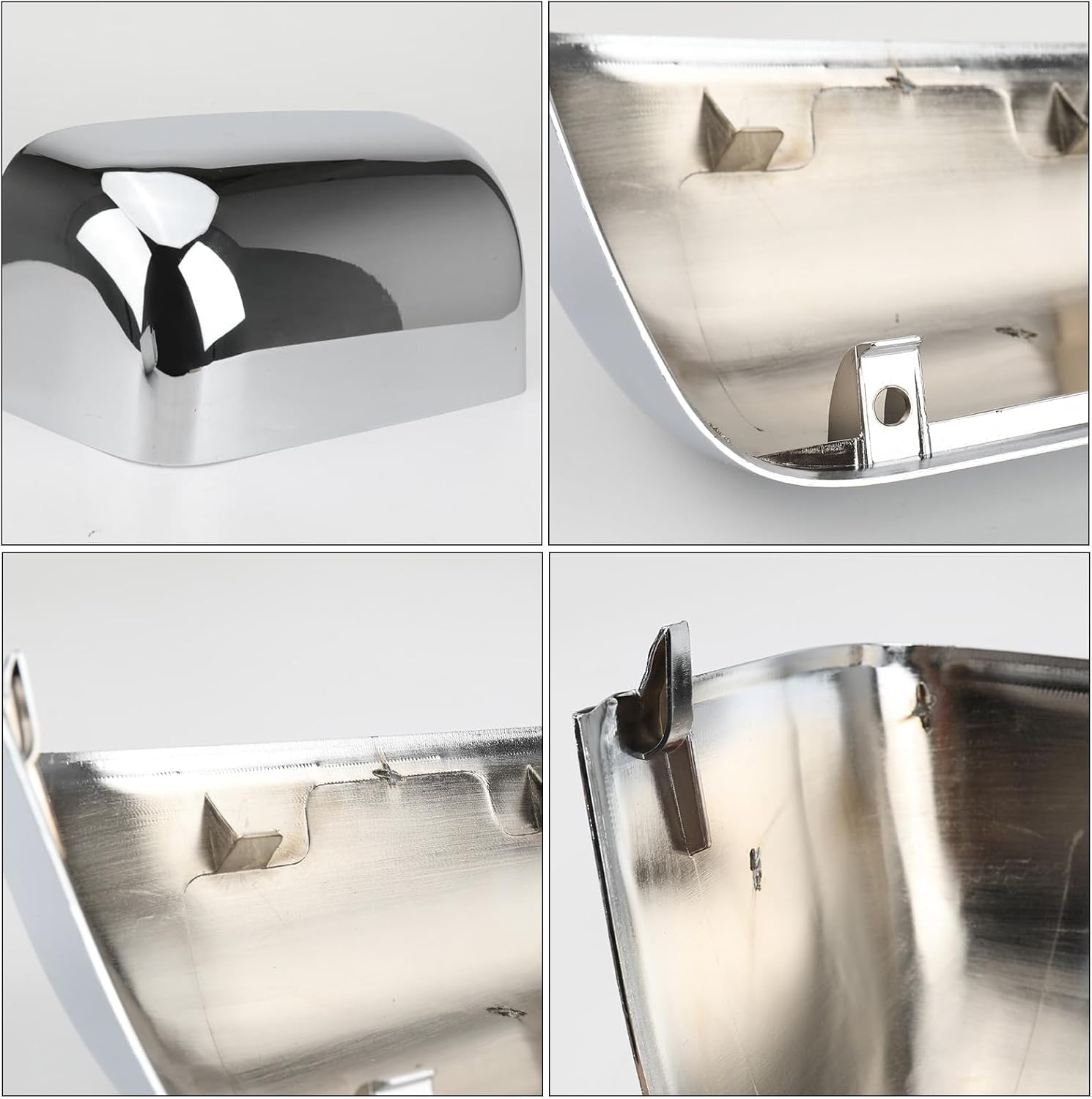 Covelta Chrome Towing Mirror Cover Caps Replacement for 2008-2016 Ford F250 F350 F450 F550 Super Duty