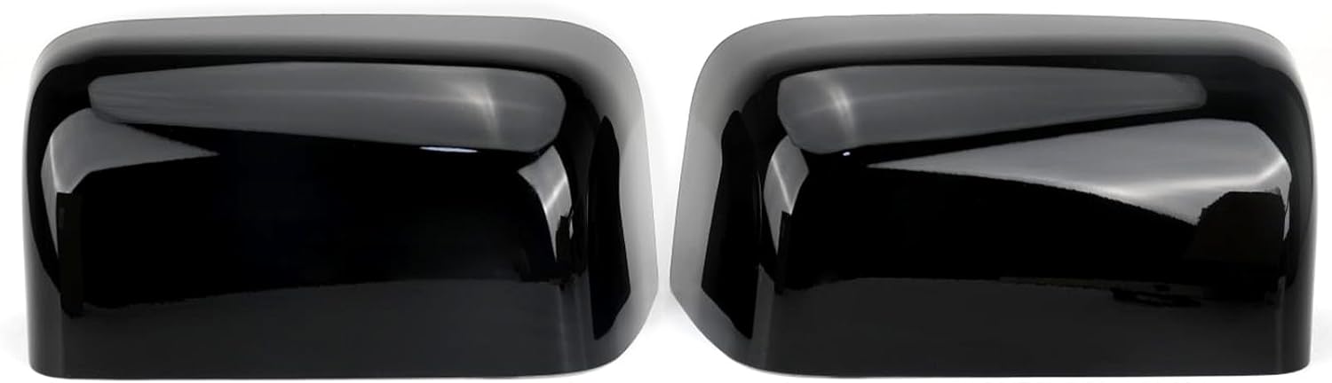 Covelta Glossy Black Towing Mirror Cover Caps Replacement for 2008-2016 Ford F250 F350 F450 F550 Super Duty