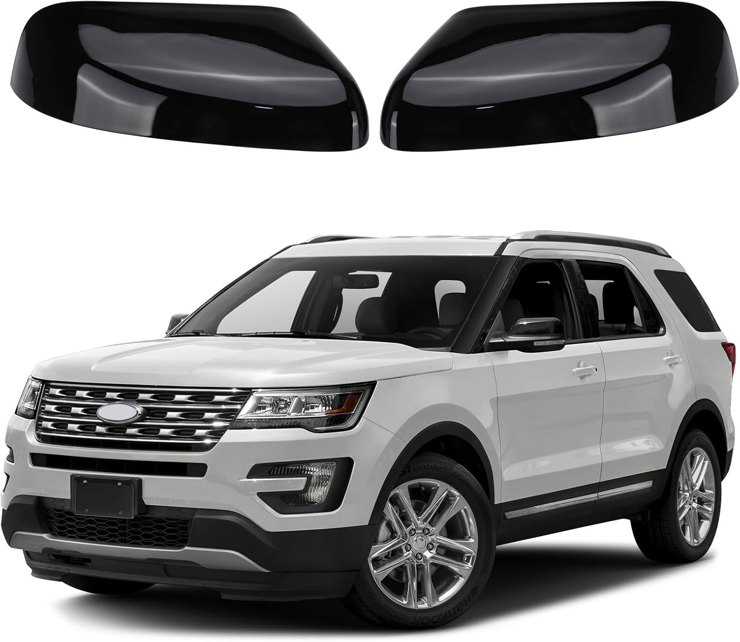 Covelta Mirror Cover Caps Replacement for 2016-2019 Ford Explorer