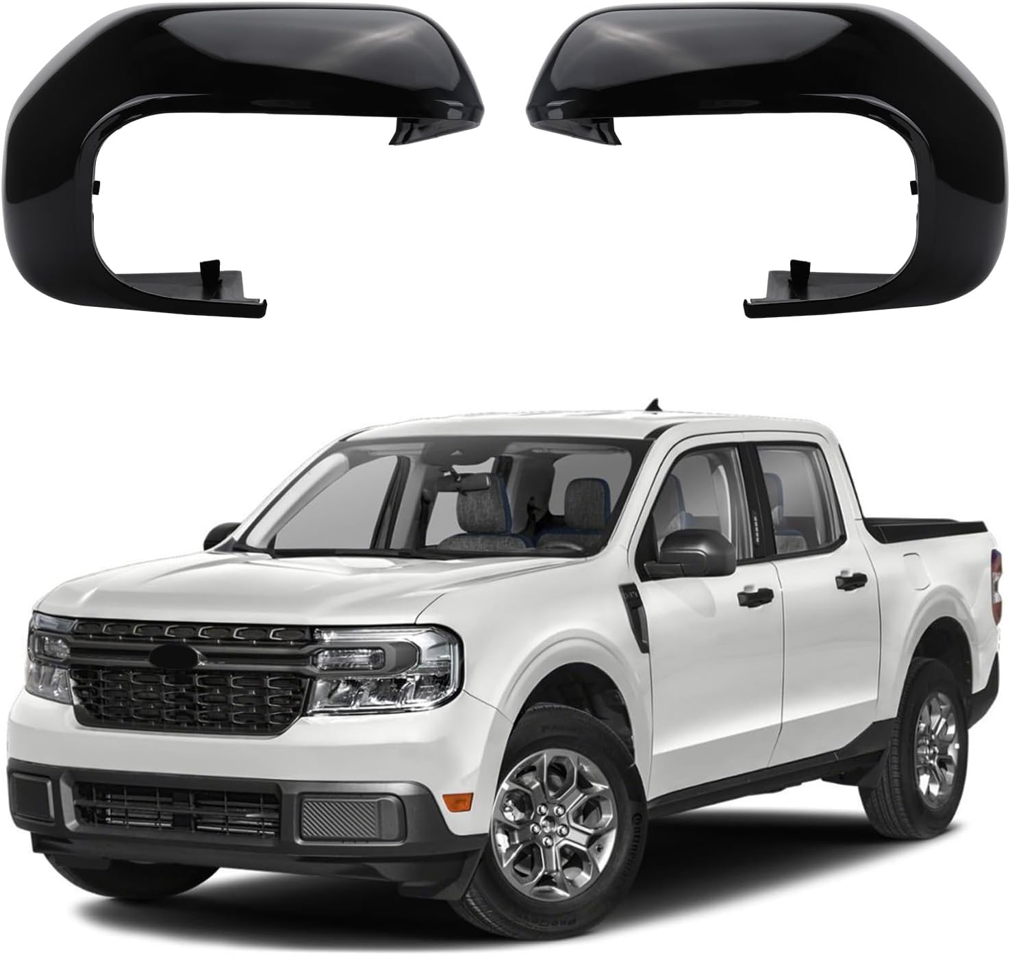 Covelta Mirror Cover Caps Replacement for 2021-2025 Ford Bronco Sport & Ford Maverick