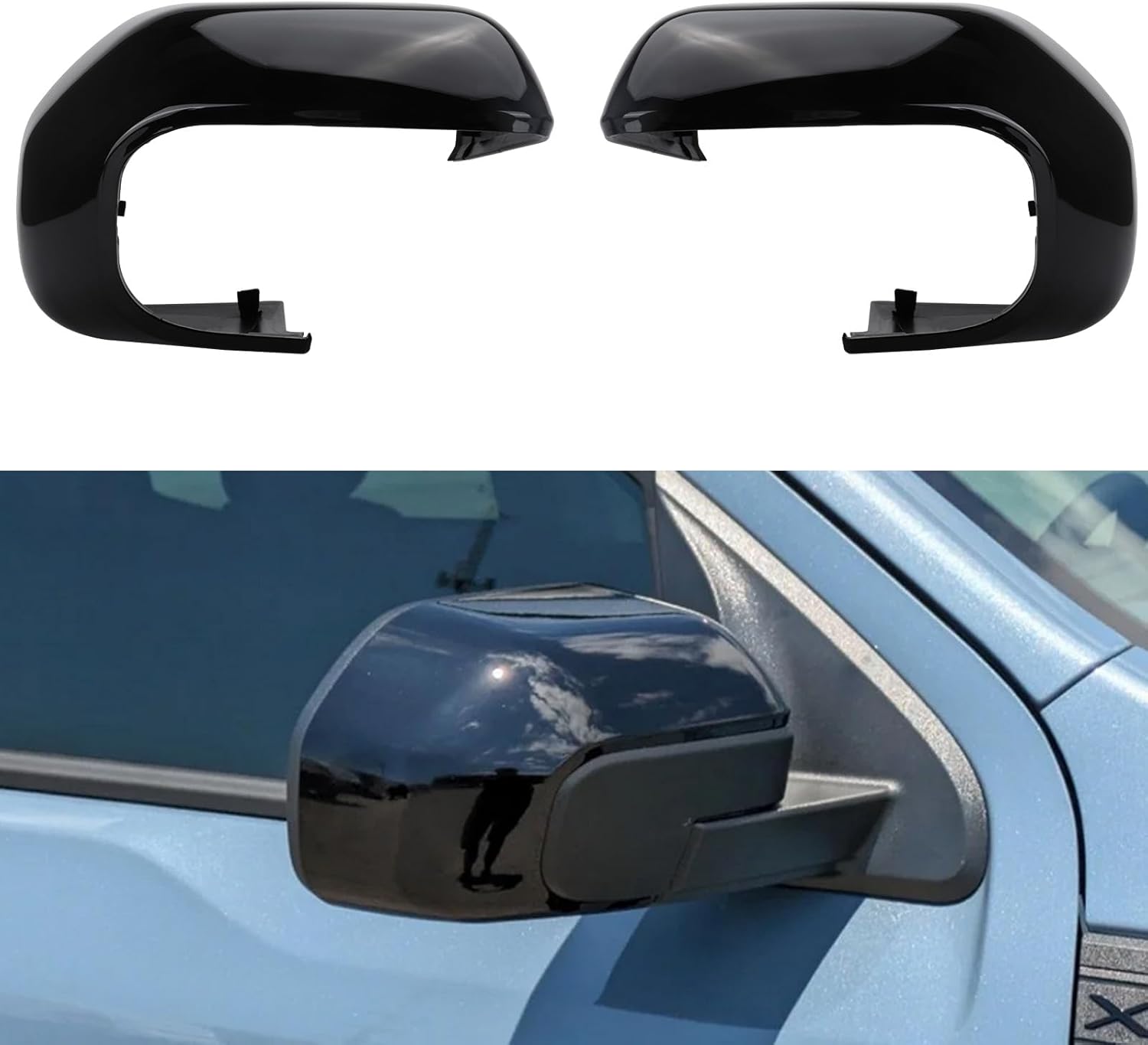 Covelta Mirror Cover Caps Replacement for 2021-2025 Ford Bronco Sport & Ford Maverick