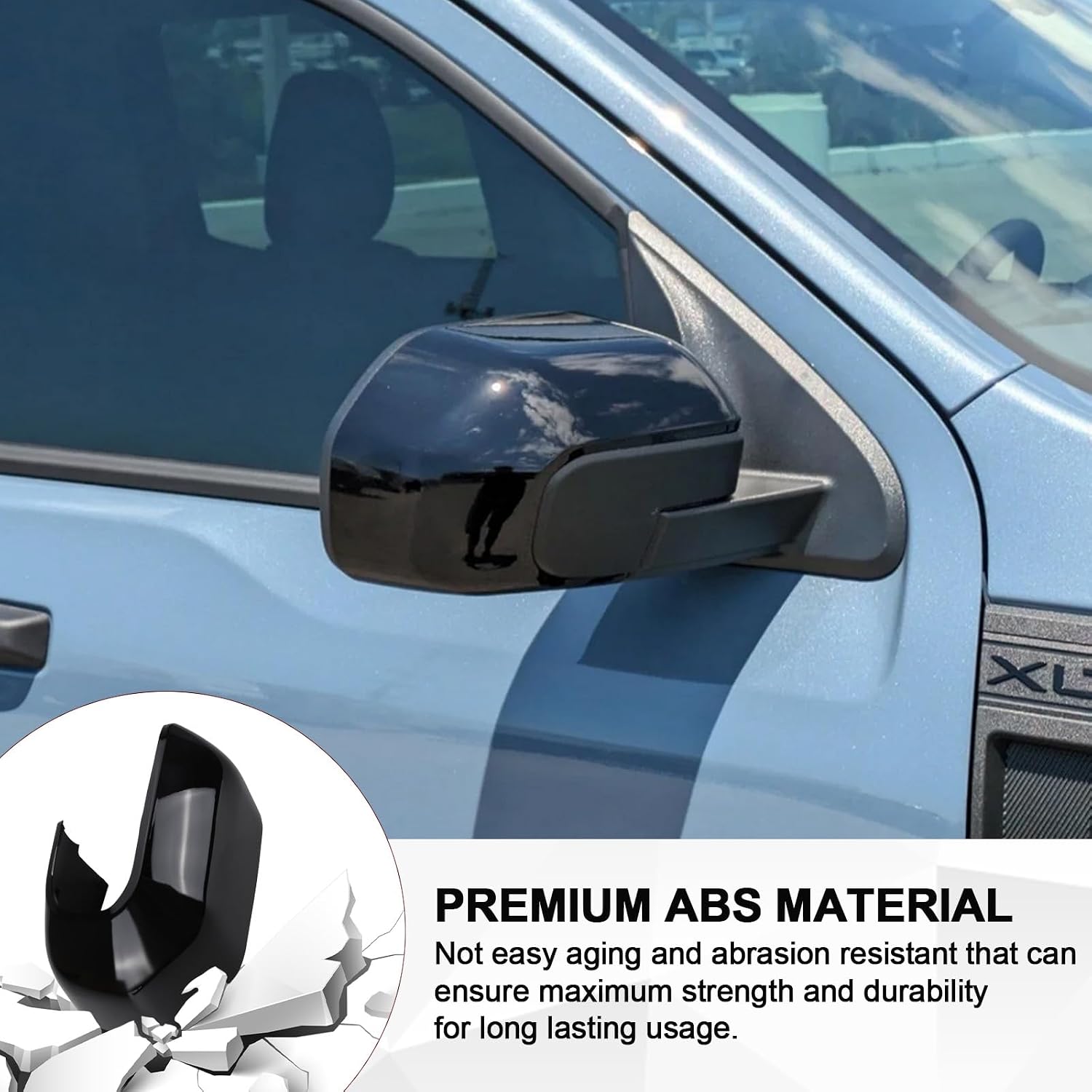 Covelta Mirror Cover Caps Replacement for 2021-2025 Ford Bronco Sport & Ford Maverick