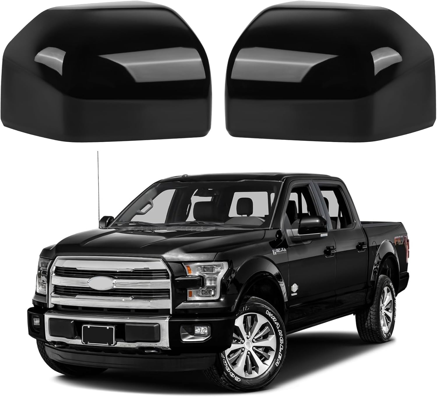Covelta Mirror Cover Caps Replacement for 2015-2020 Ford F150
