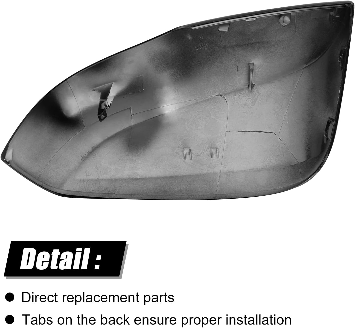 Covelta Mirror Cover Caps Replacement for 2016-2023 Toyota Tacoma With Turn Signal（Black）