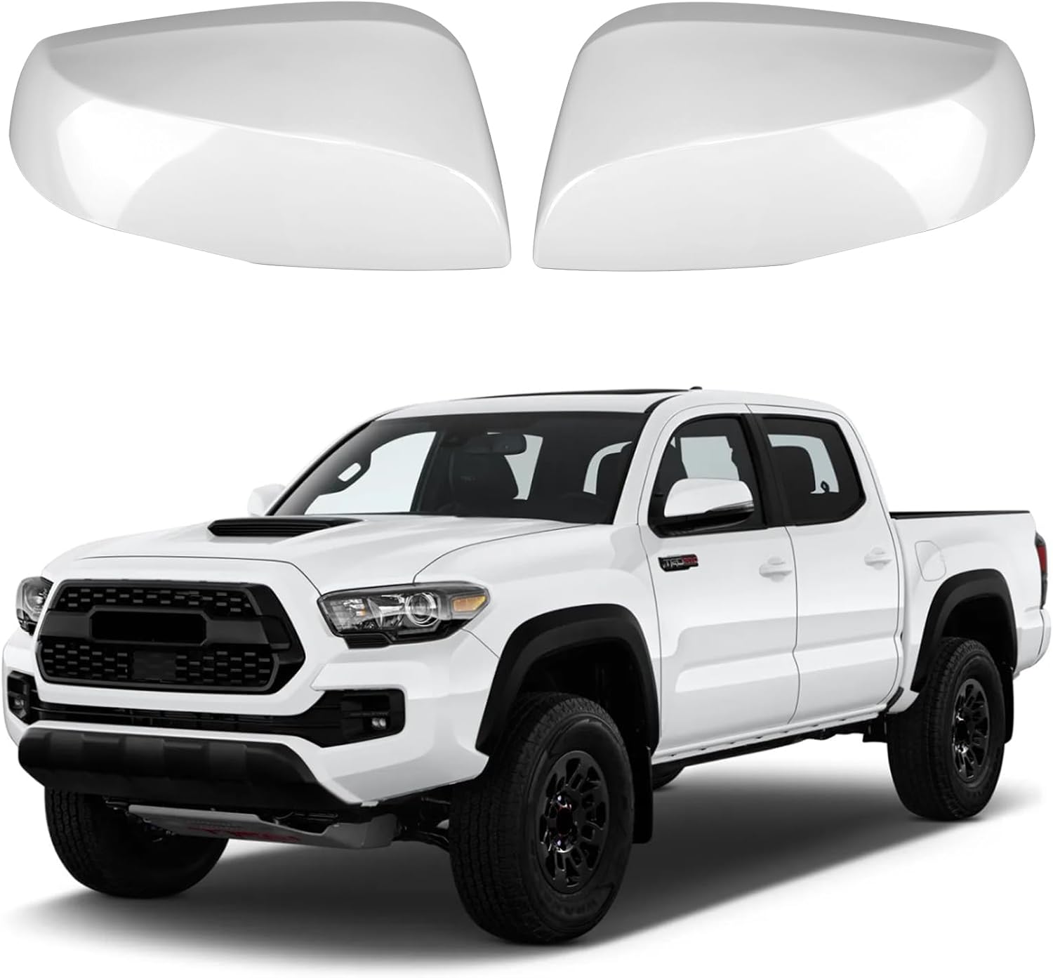 [Copy]Covelta Mirror Cover Caps Replacement for 2016-2023 Toyota Tacoma With Turn Signal（White）