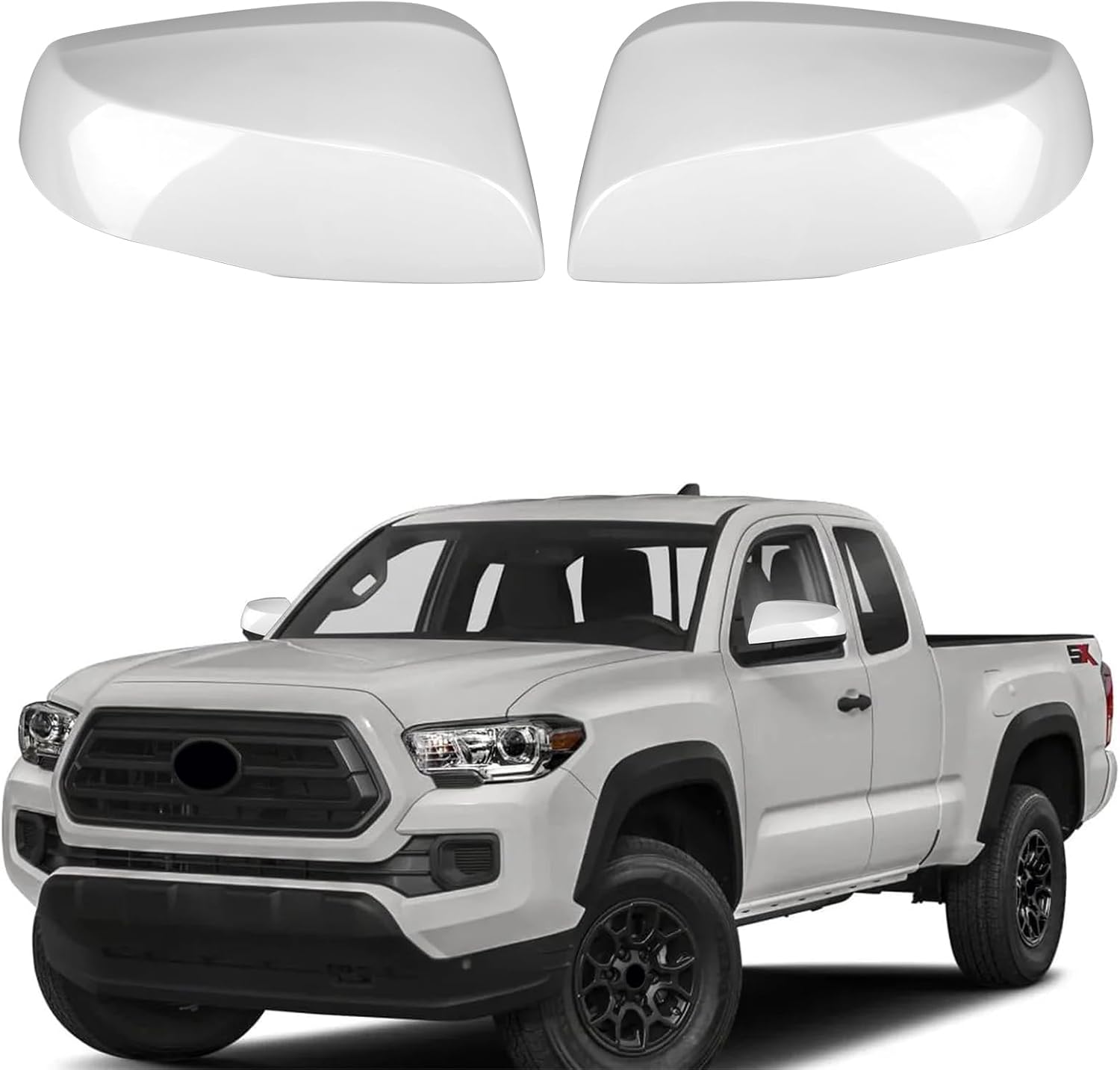 [Copy]Covelta Mirror Cover Caps Replacement for 2016-2023 Toyota Tacoma With Turn Signal（White）