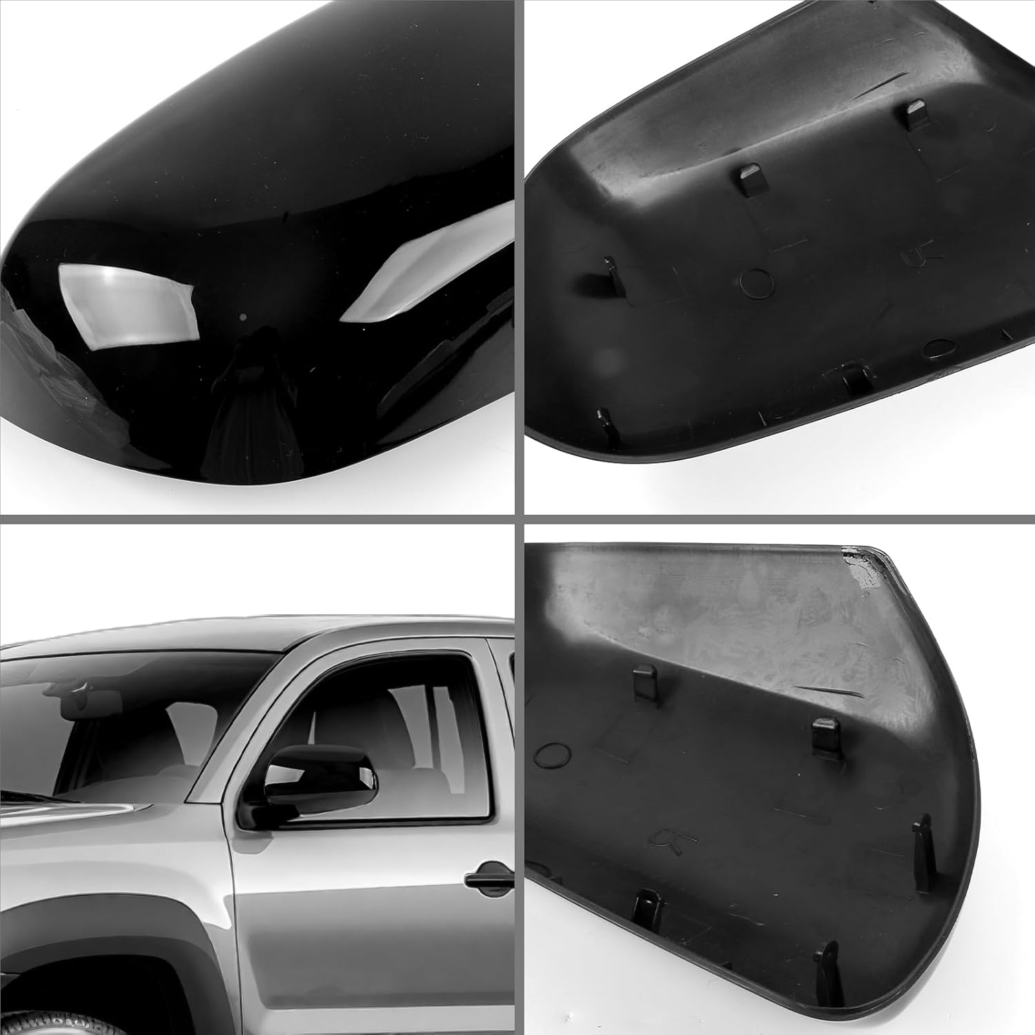 Covelta Left Side Mirror Cover Cap for 2011-2015 Toyota Tacoma Without Turn Signal Model