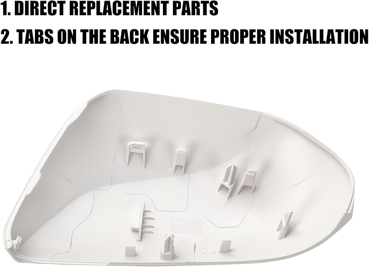[Copy]Covelta Right Passenger Side Mirror Cover Replacement for 2016-2021 Toyota Prius（White）