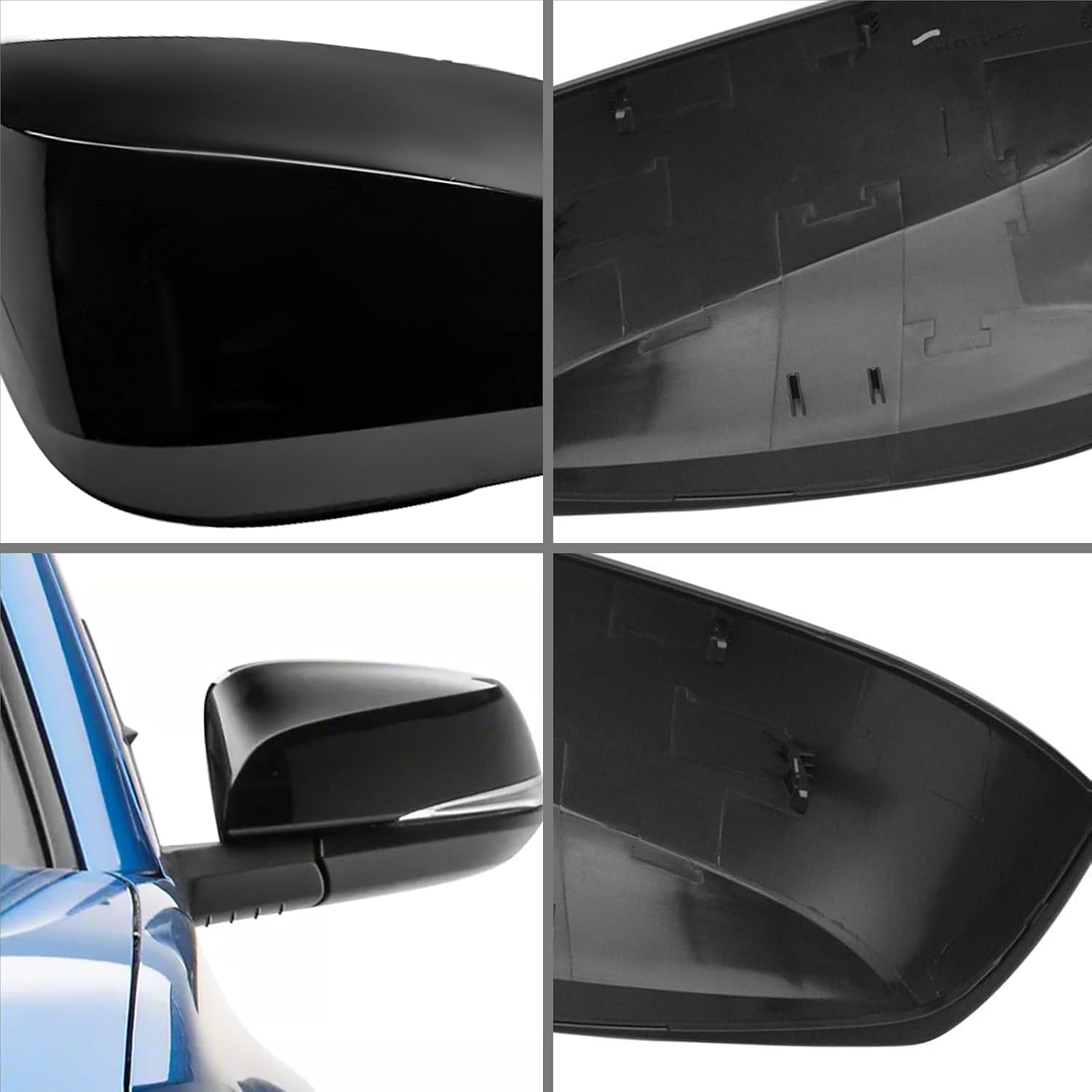 Covelta Mirror Cover Caps Replacement for 2016-2023 Toyota Tacoma with Turn Signal
