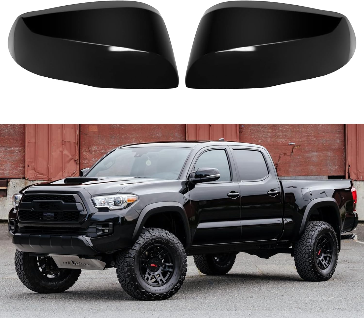 Covelta Mirror Cover Caps Replacement for 2016-2023 Toyota Tacoma with Turn Signal