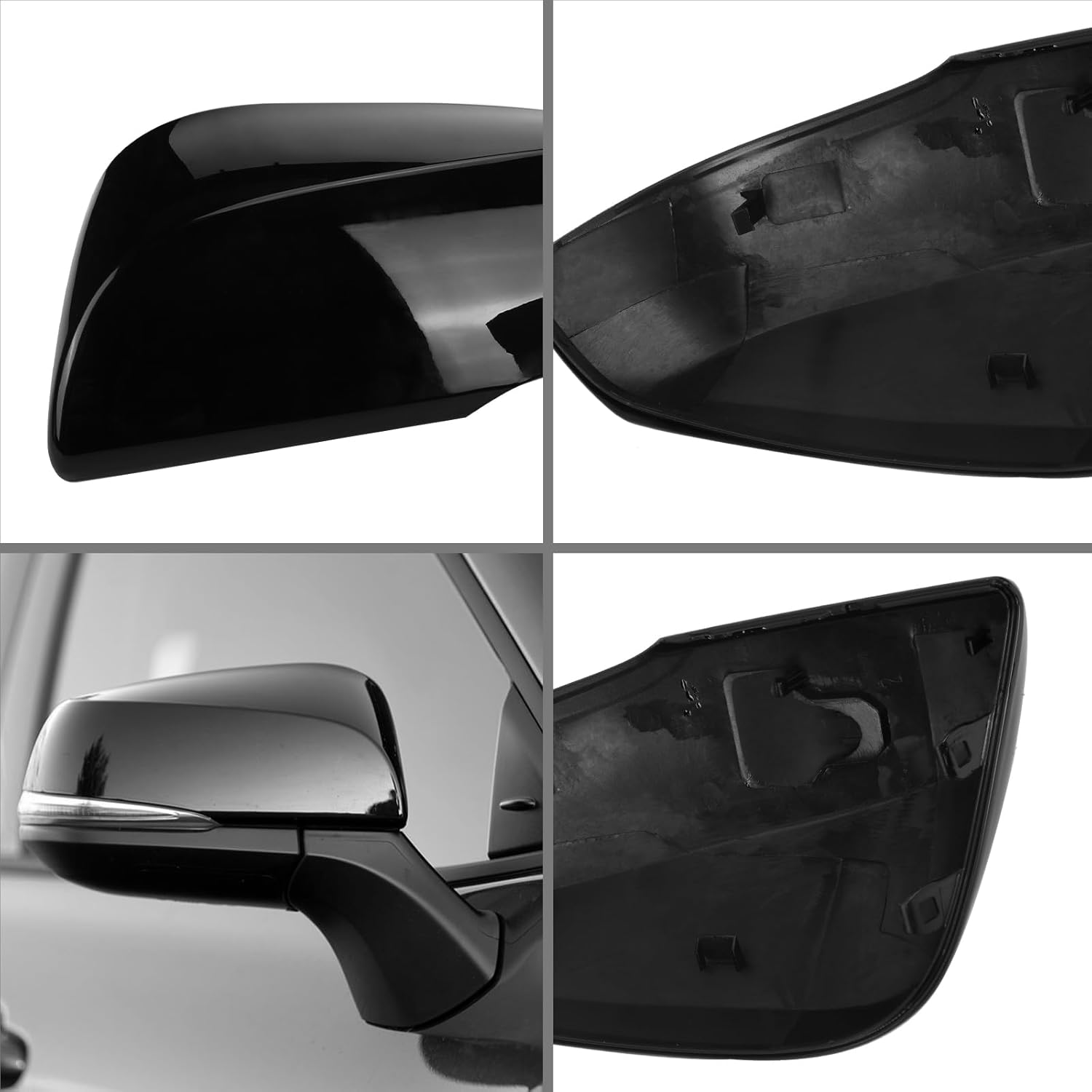 Covelta Mirror Cover Caps Replace for 2020-2025 Toyota Highlander, 2022-2024 Corolla Cross & 2024-2025 Grand Highlander