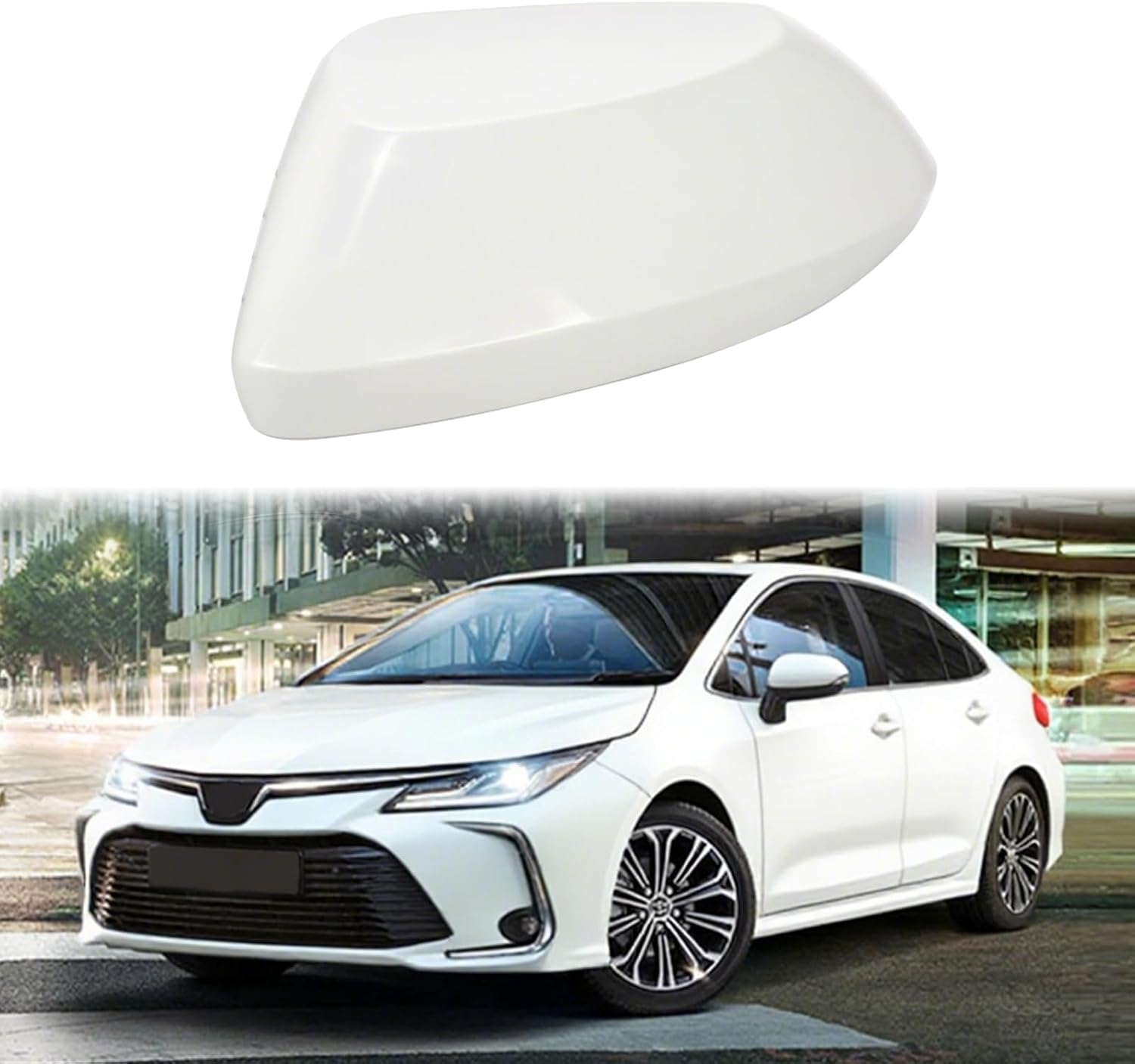 [Copy]Covelta Left Driver Side Mirror Cover Replace for 2020-2025 Toyota Corolla（White）