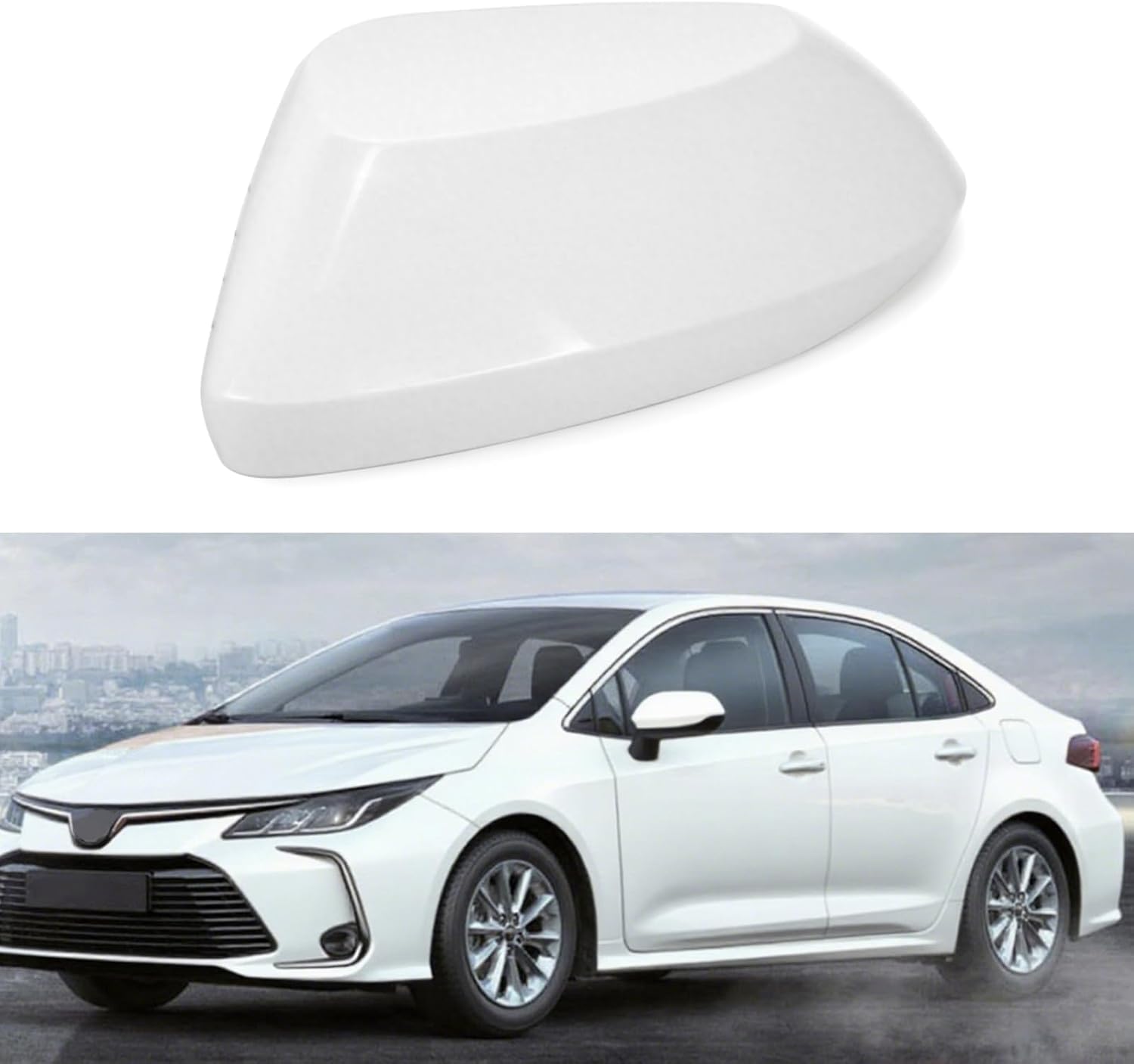 [Copy]Covelta Left Driver Side Mirror Cover Replace for 2020-2025 Toyota Corolla（White）