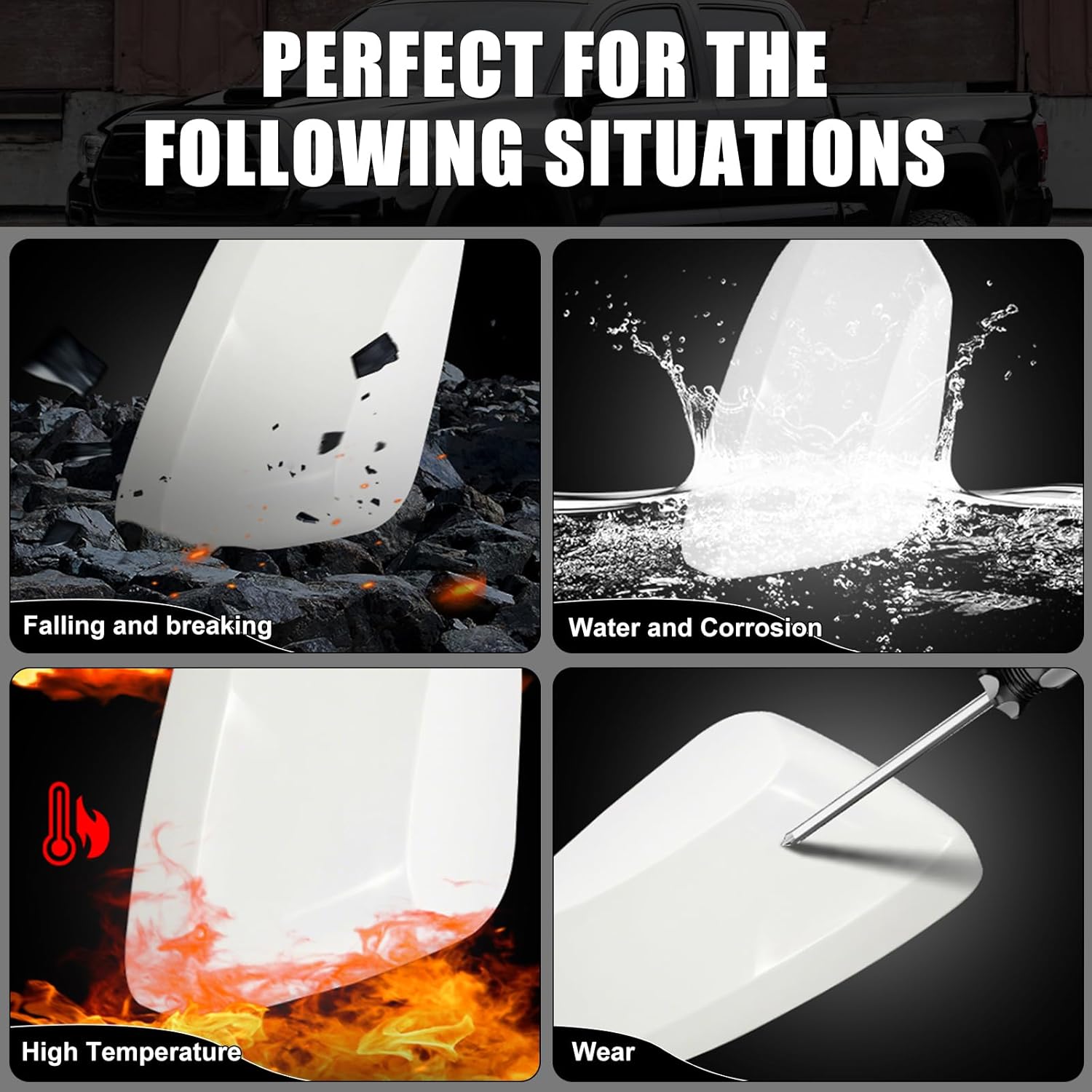 [Copy]Covelta Left Driver Side Mirror Cover Replace for 2020-2025 Toyota Corolla（White）