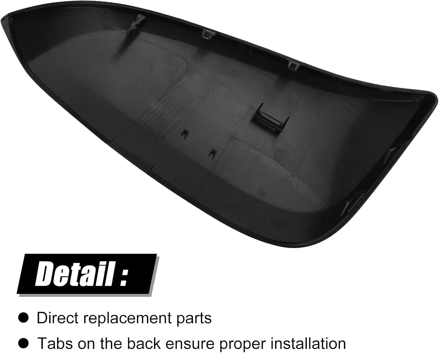 Covelta Mirror Cover Caps Replace for 2014-2024 Toyota 4Runner & 2013-2015 Toyota RAV4（Black）