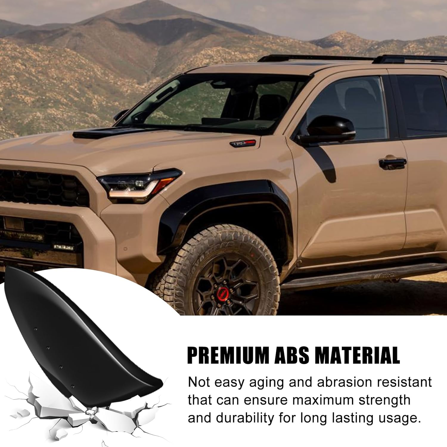 Covelta Mirror Cover Caps Replace for 2014-2024 Toyota 4Runner & 2013-2015 Toyota RAV4（Black）