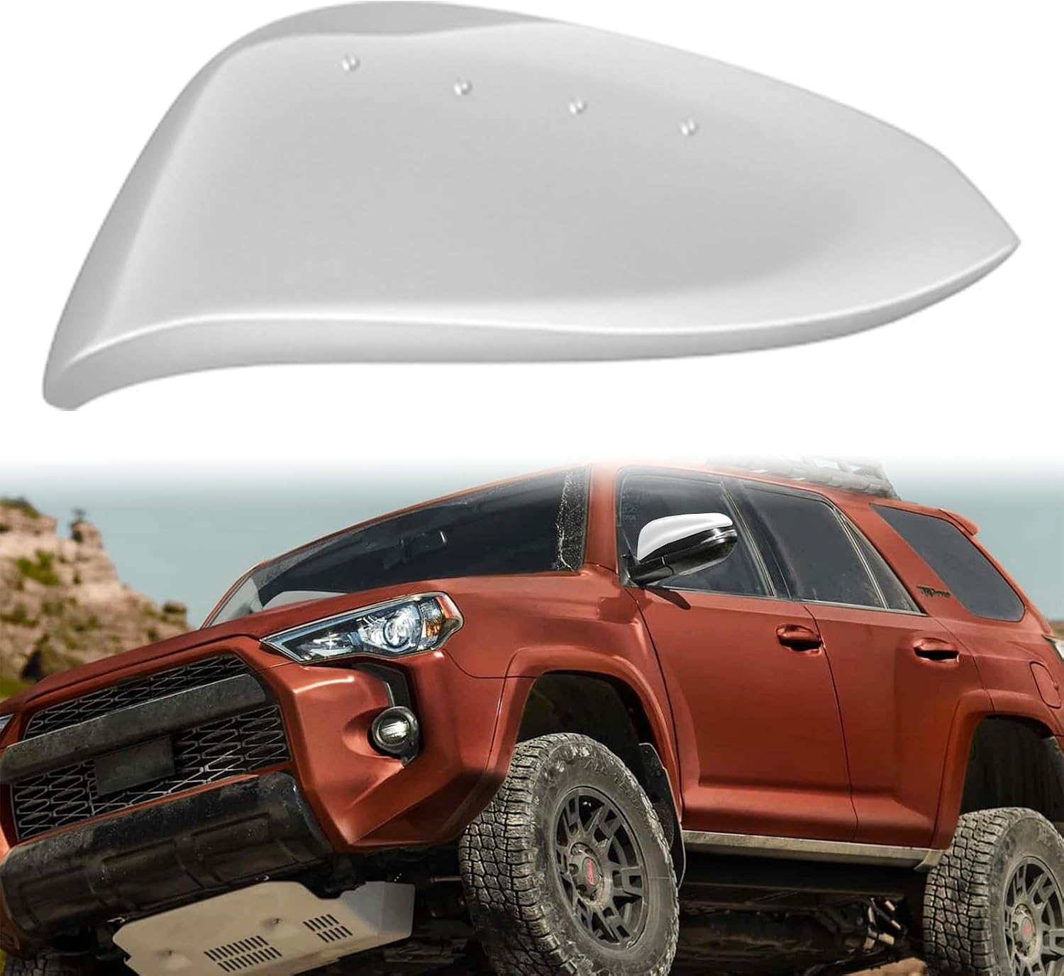 [Copy]Covelta Mirror Left Driver Cover Caps Replace for 2014-2024 Toyota 4Runner & 2013-2015 Toyota RAV4（White）
