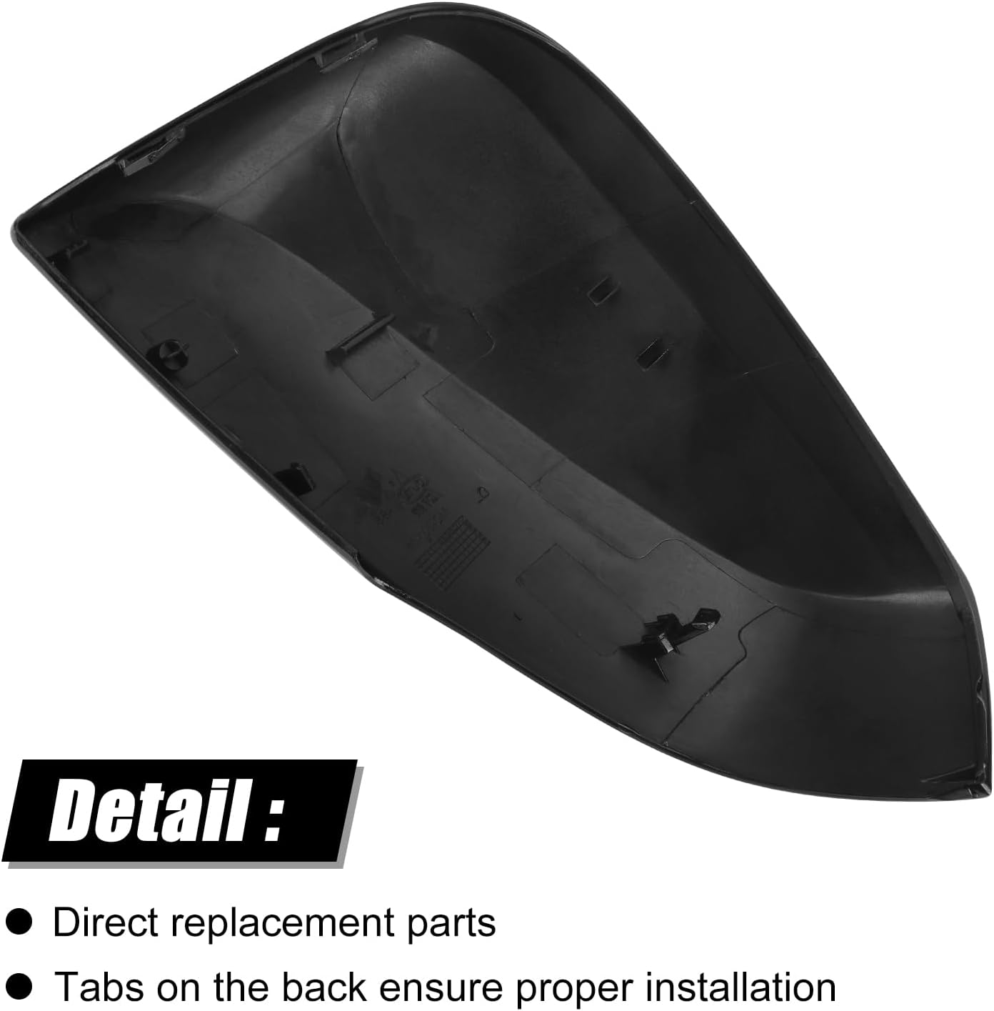 Covelta Mirror Cover Caps Replace for 2019-2025 Toyota RAV4 With Turn Signal Light 