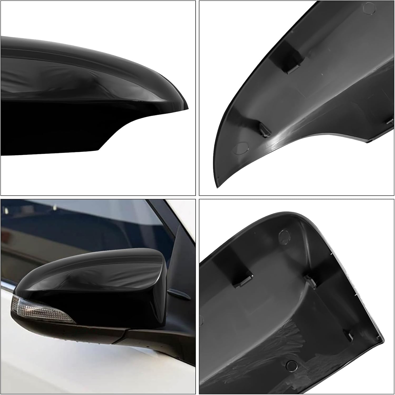 Covelta Mirror Cover Caps Replace for 2014-2019 Toyota Corolla Hatchback With Turn Signal