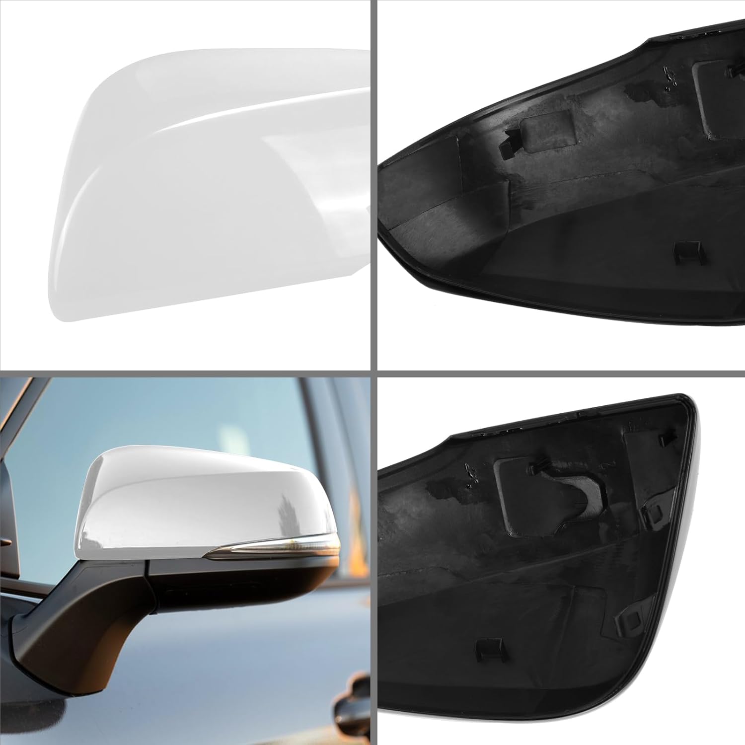 Covelta Left Mirror Cover Cap for 2020-2025 Toyota Highlander,2022-2025 Corolla Cross,2024-2025 Grand Highlander