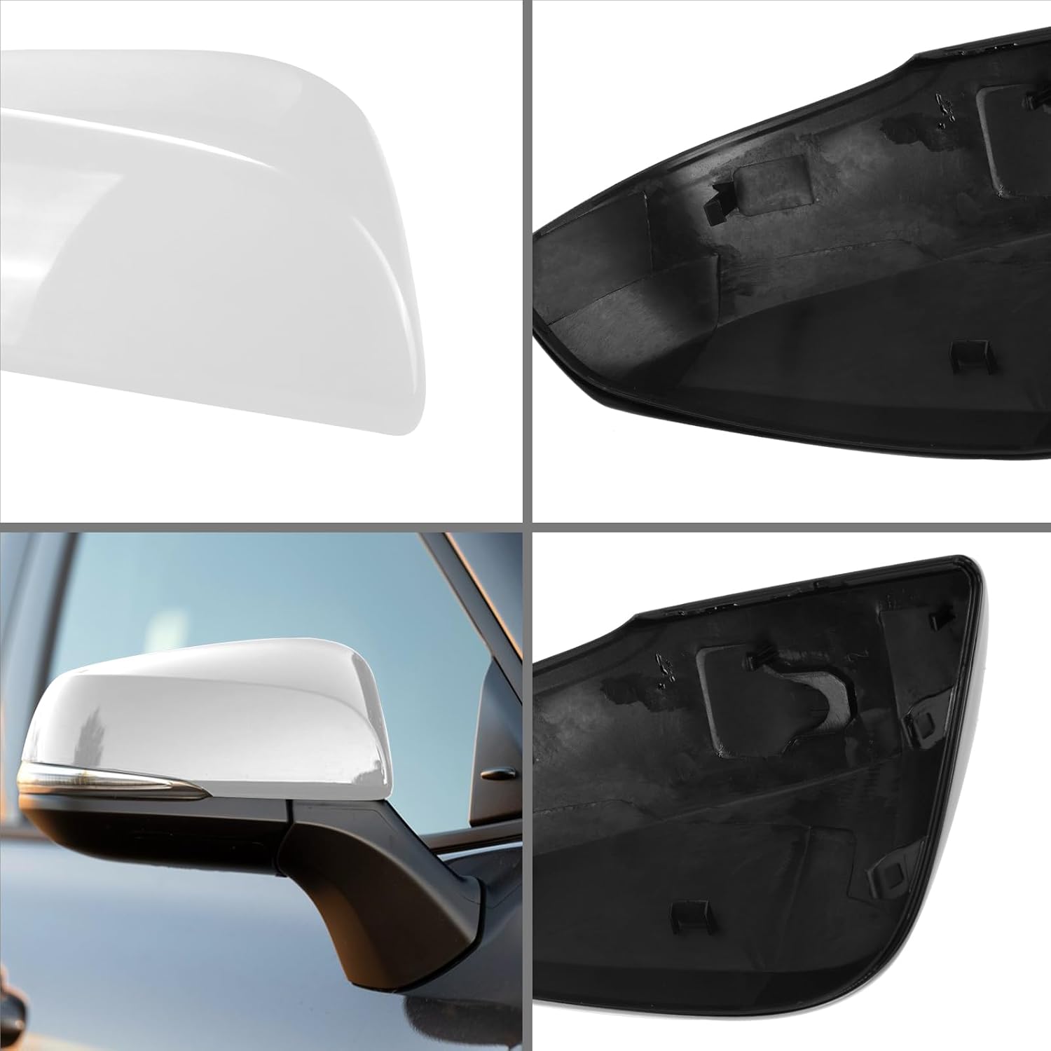 Covelta Right Mirror Cover Cap for 2020-2025 Toyota Highlander,2022-2025 Corolla Cross,2024-2025 Grand Highlander