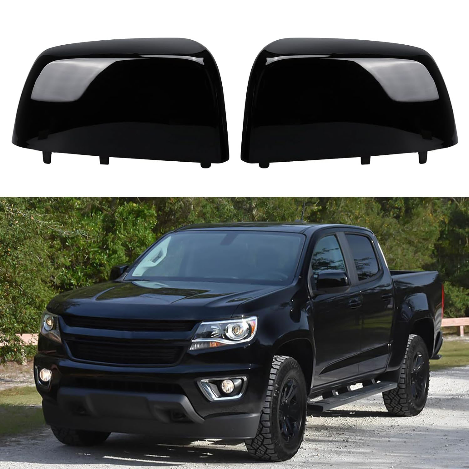Covelta Mirror Cover Caps Replace for 2015-2022 Chevy Colorado & GMC Canyon