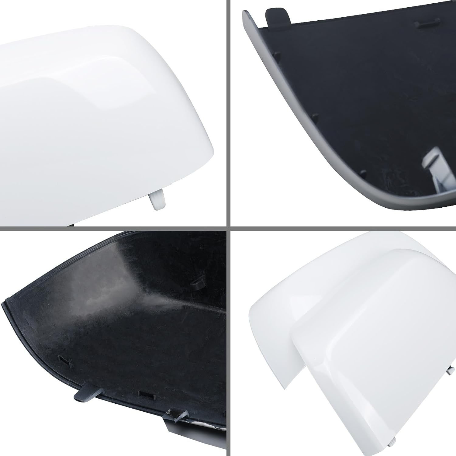 Covelta Mirror Cover Caps Replace for 2015-2022 Chevy Colorado & GMC Canyon（White）