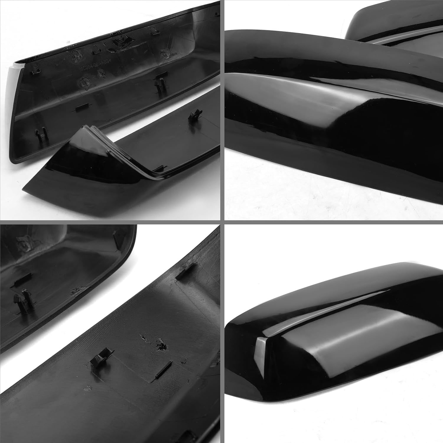 [Copy]Covelta Top Half Mirror Cover Caps Replace for 2014-2018 Chevy Silverado 1500 & GMC Sierra 1500 , 2015-2019 2500HD 3500HD（Black）