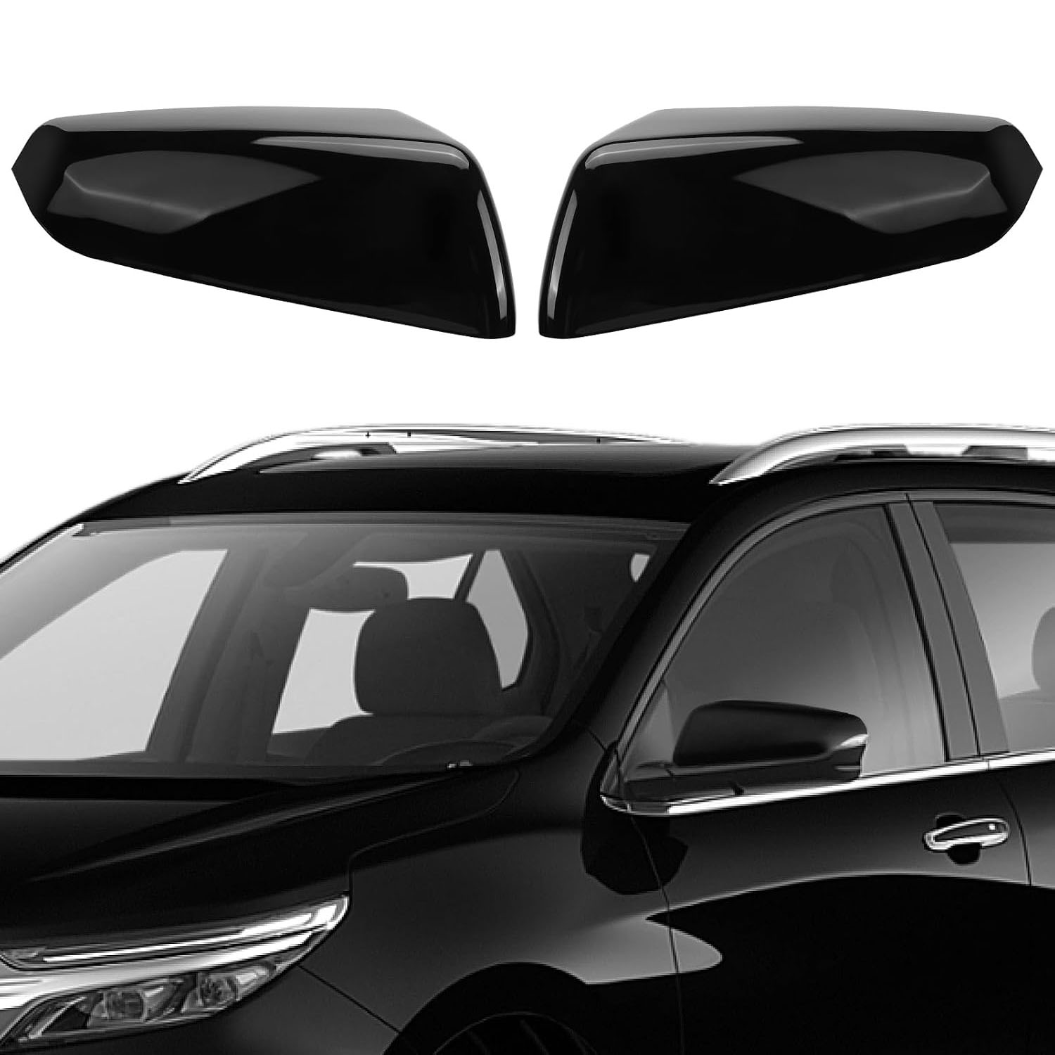 Covelta Mirror Cover Caps Replace for 2018-2024 Chevy Equinox & GMC Terrain