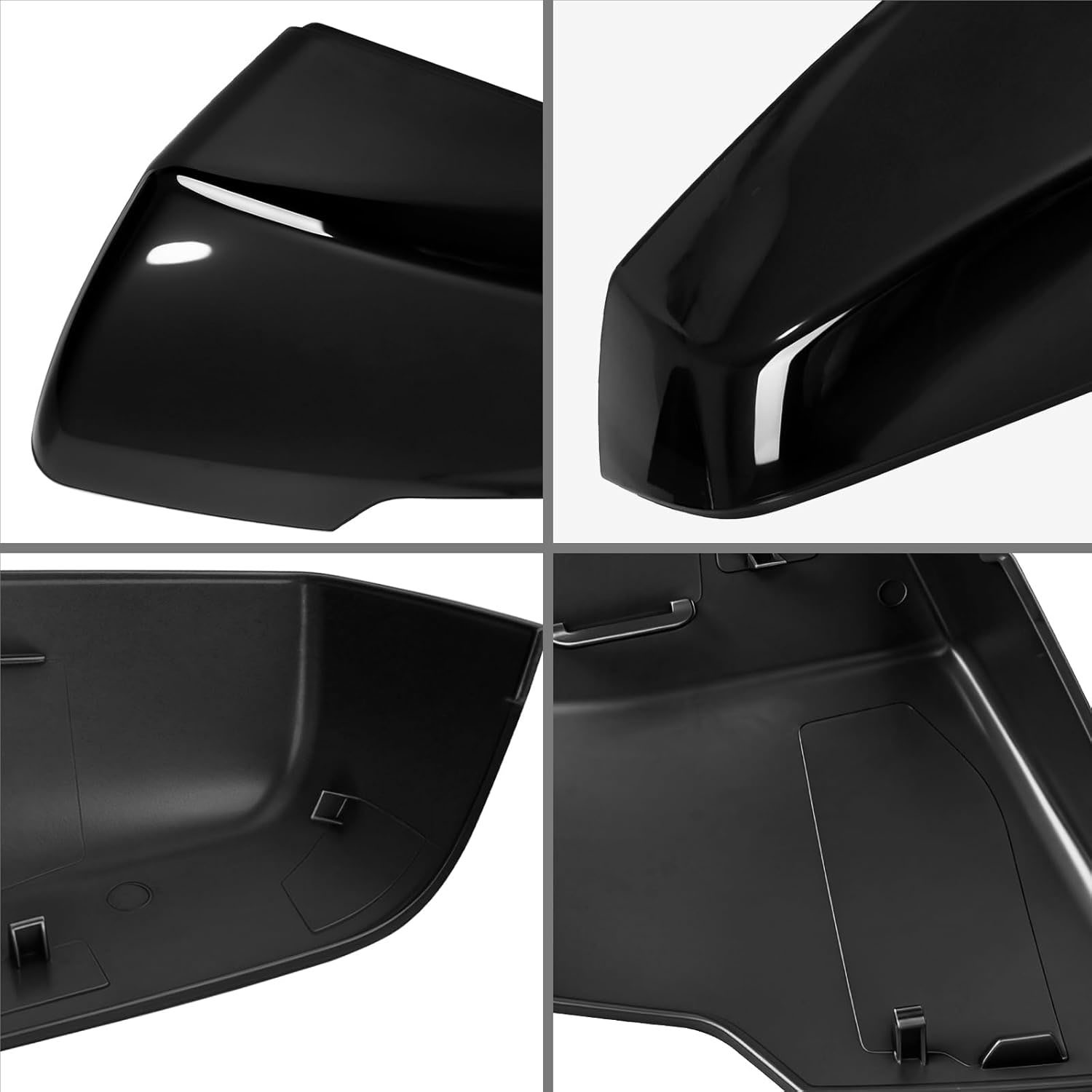 Covelta Left Mirror Cover Cap Replace for 2018-2024 Chevy Traverse & 2020-2023 GMC Acadia (Black)