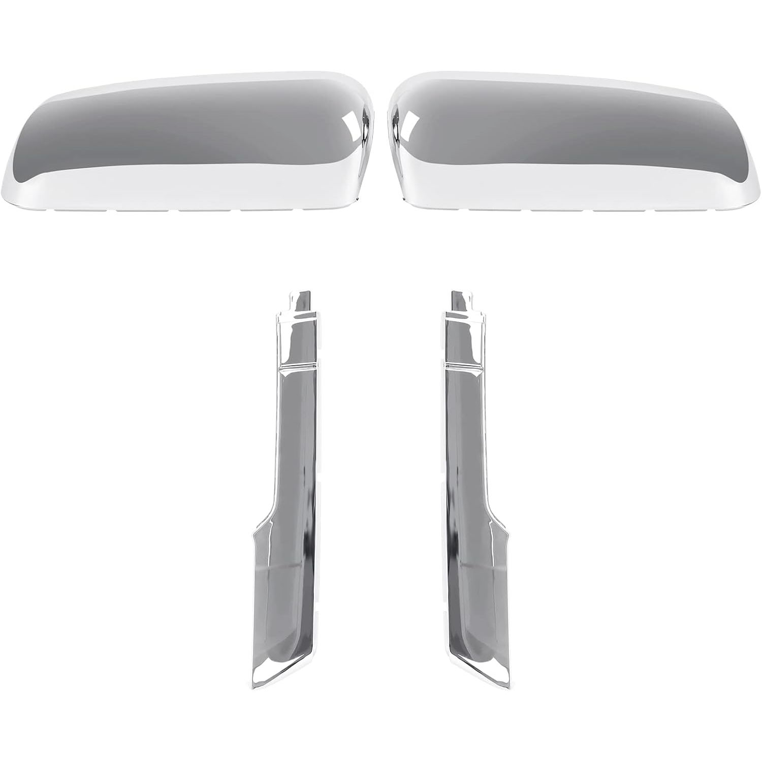 Covelta Mirror Cover Caps Replace for 2020-2025 Chevy Silverado/GMC Sierra 2500HD 3500HD(Chrome)