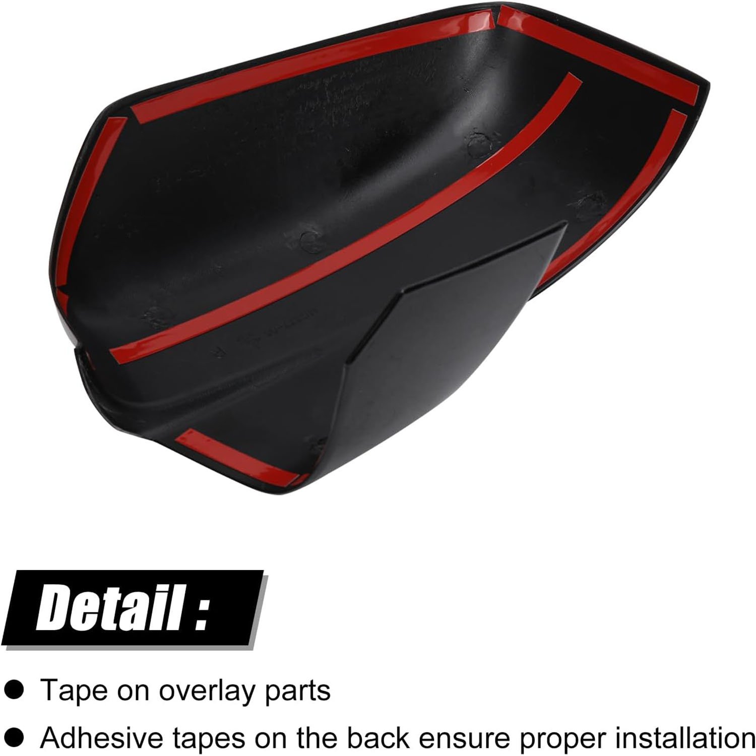 Covelta Mirror Cover Caps Compatible with 2009-2018 Dodge Ram 1500 / 2019-2024 Ram 1500 Classic（Black)