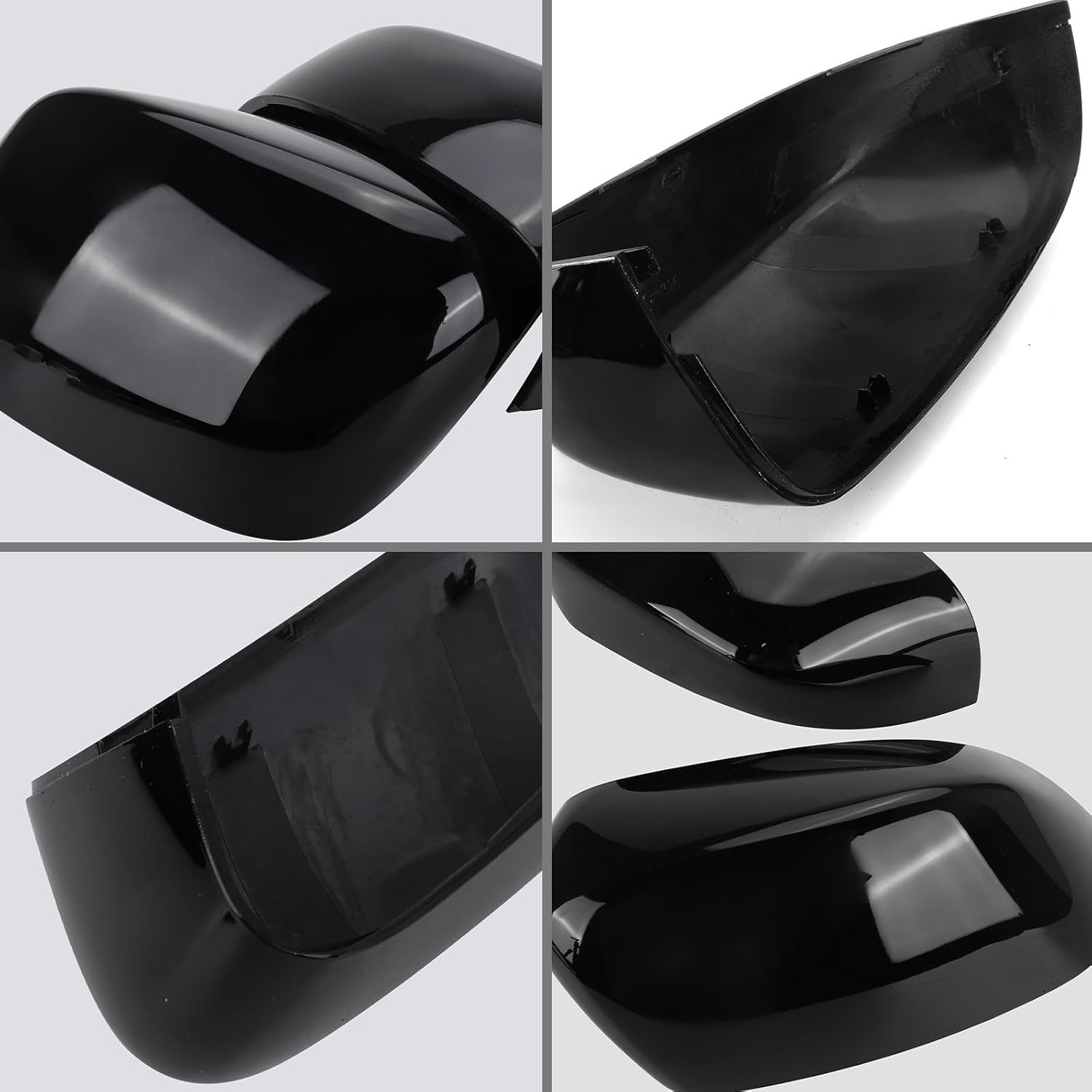 Covelta Mirror Cover Caps Replace for 2014-2024 Jeep Cherokee/2017-2024 Compass