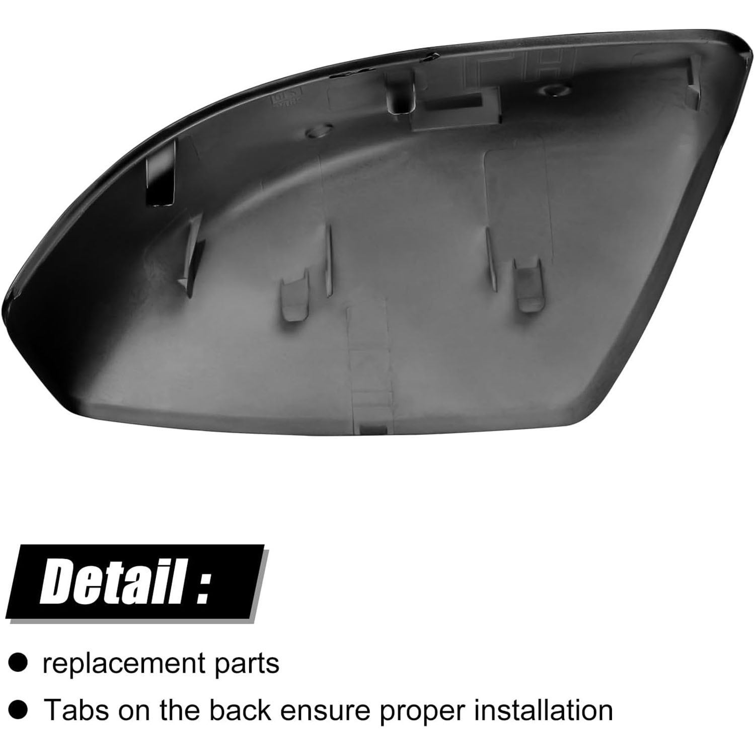 Covelta Mirror Cover Caps Replace for 2013-2019 Nissan Sentra without Turn Signal